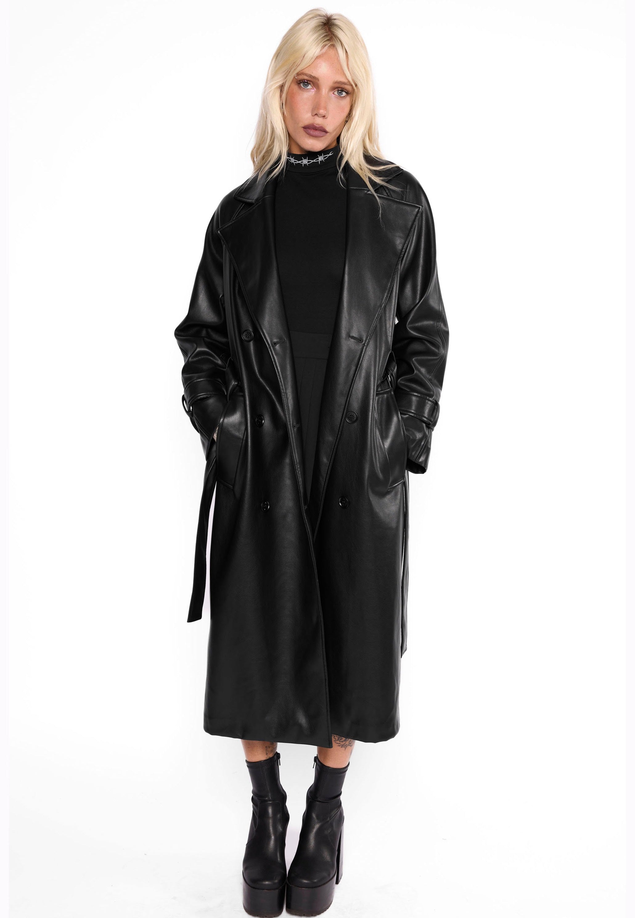 Mary Wyatt - Mara Faux Leather Black - Jacket | Nuclear Blast