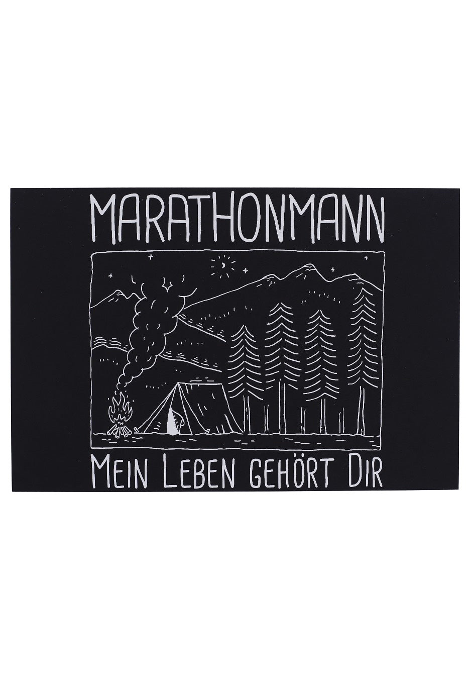 mein zelt Marathonmann - Zelt - Screenprint
