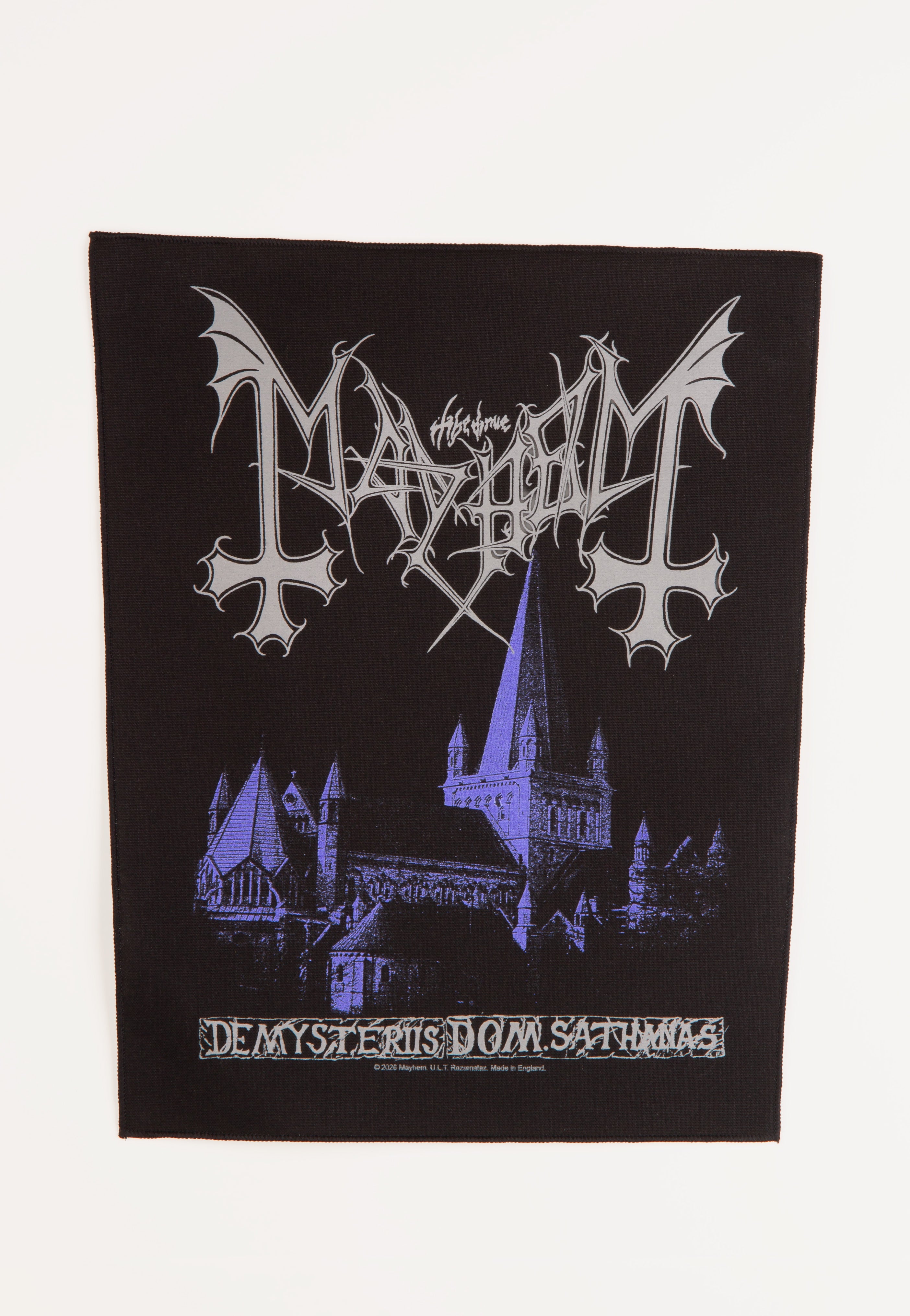 Mayhem - De Mysteriis Dom Sathanas - Backpatch | Nuclear Blast