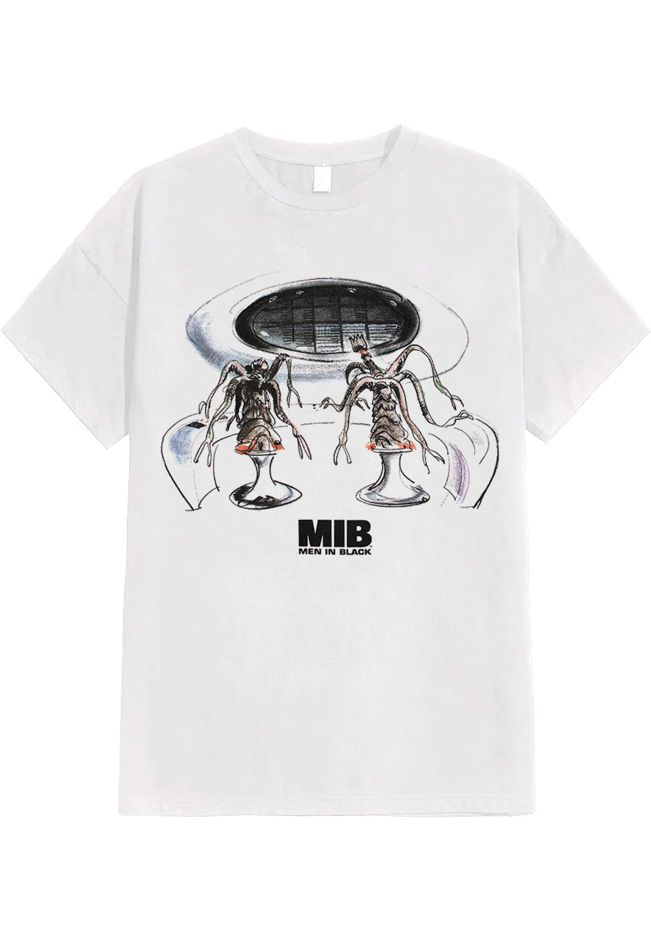 Men In Black - Alien Tech White - T-Shirt | Neutral-Image
