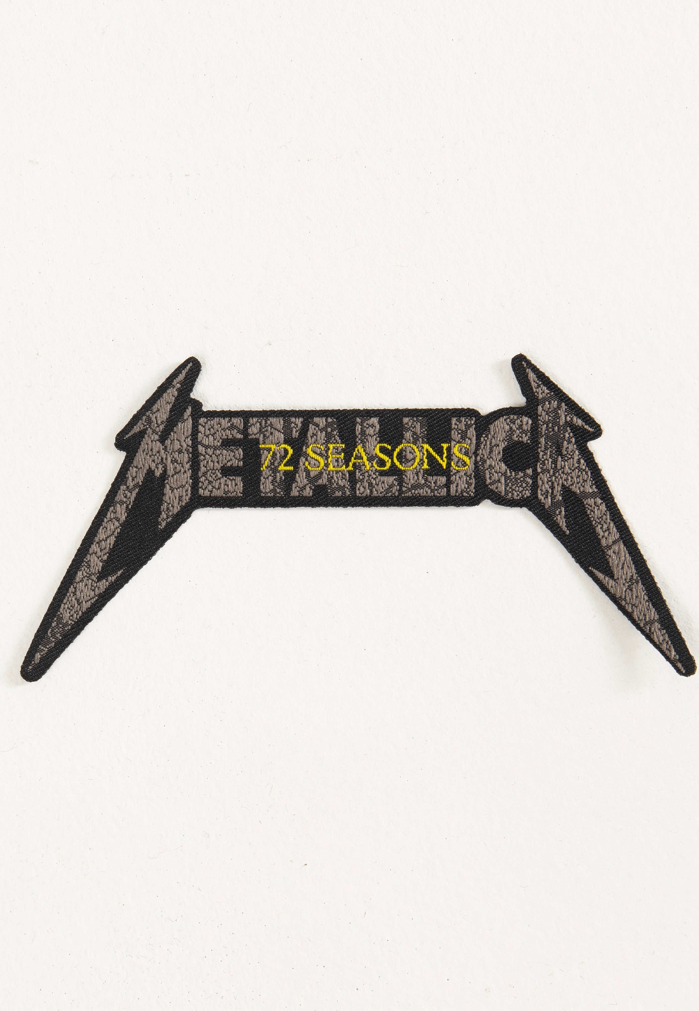 Metallica - 72 Seasons Charred Logo Cut Out - Patch