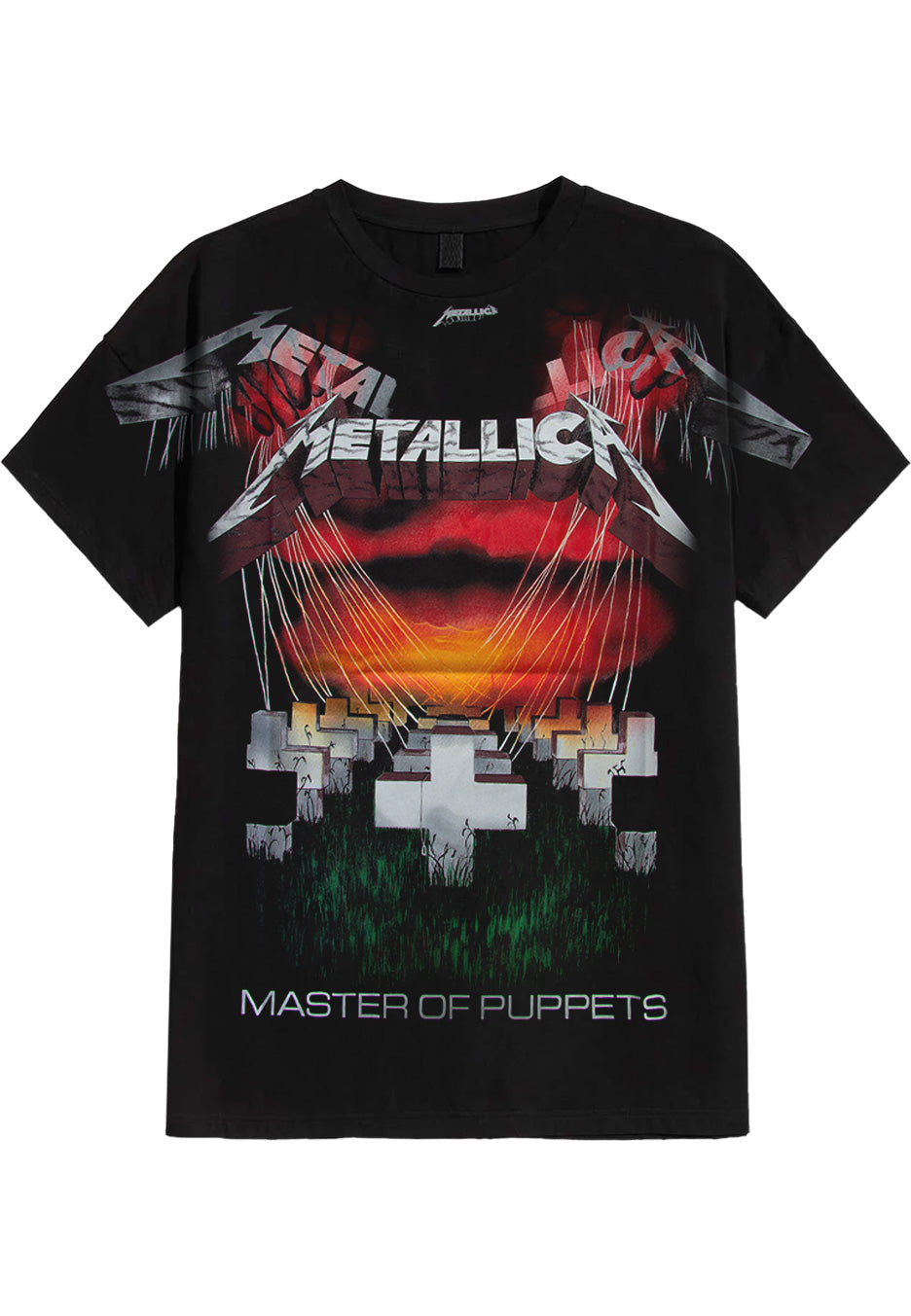 Metallica Master Of Puppets Jumbo Camiseta