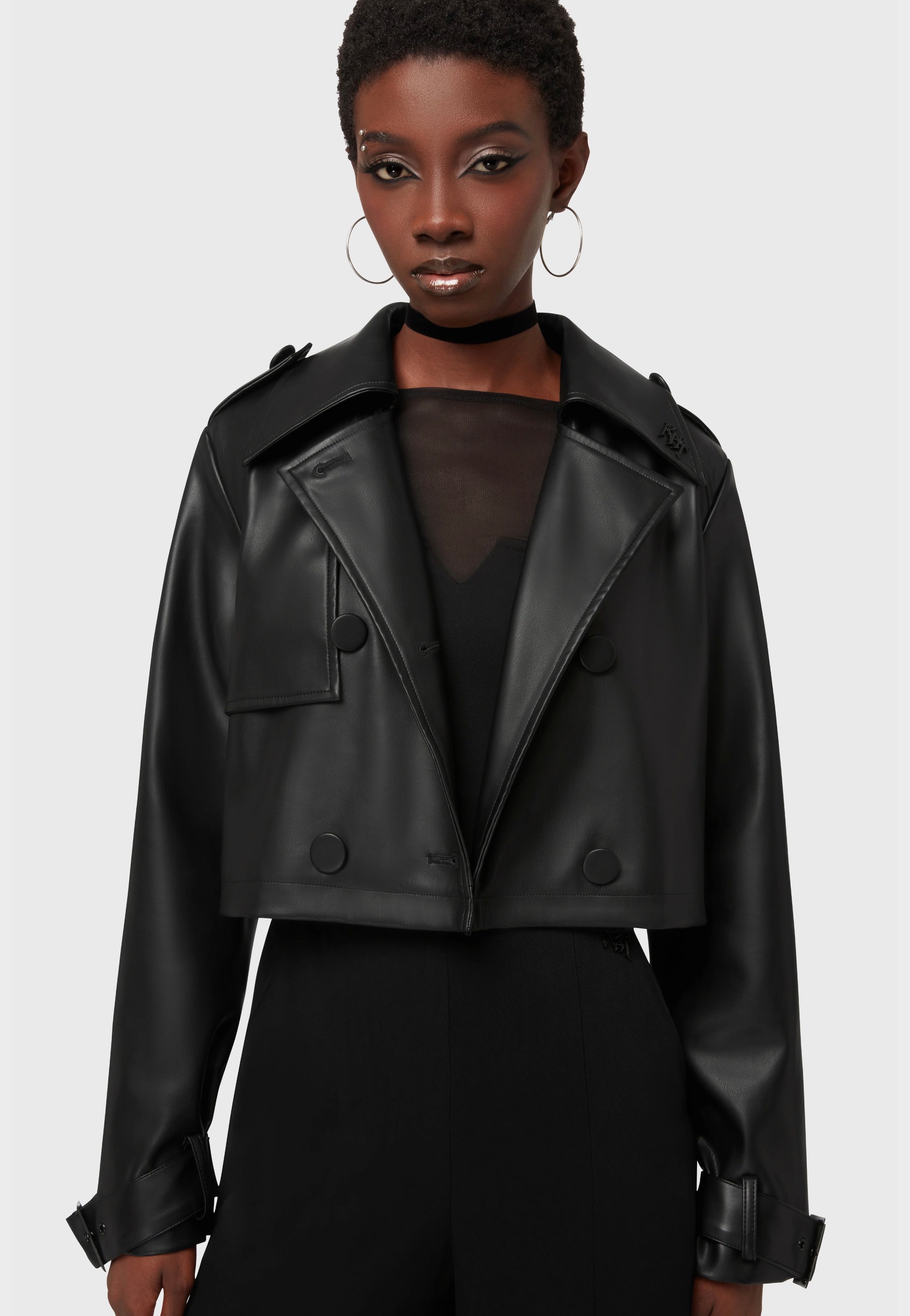 Killstar x Kihilist - Midnight Reaper Black - Jacket | Women-Image
