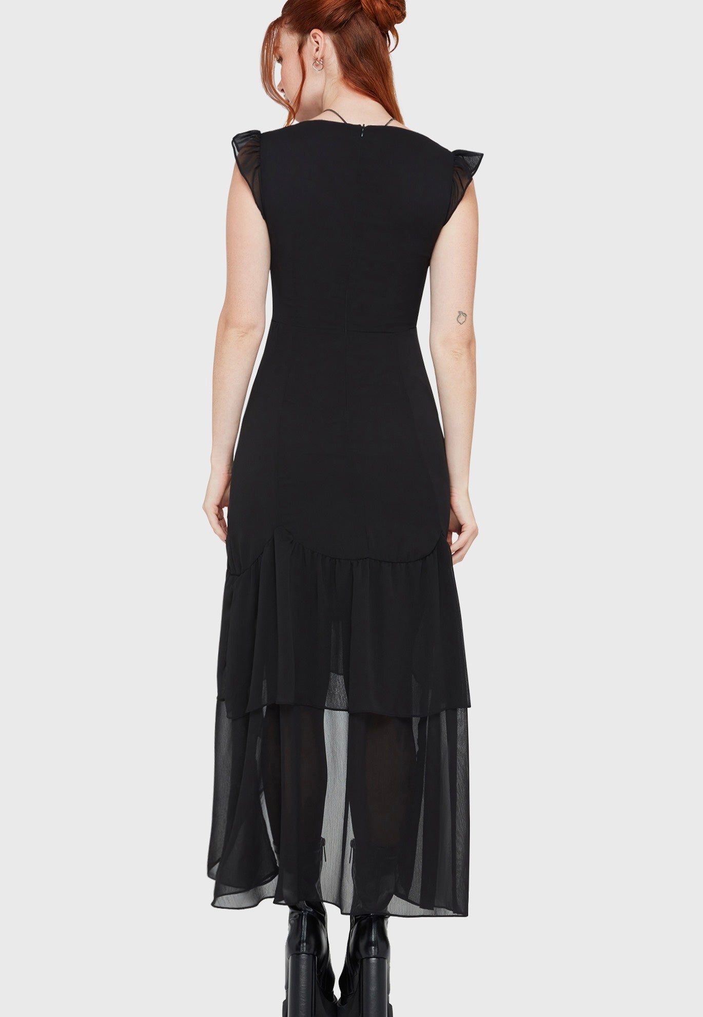 Killstar - Misty Hollow Midi Black - Dress | Women-Image