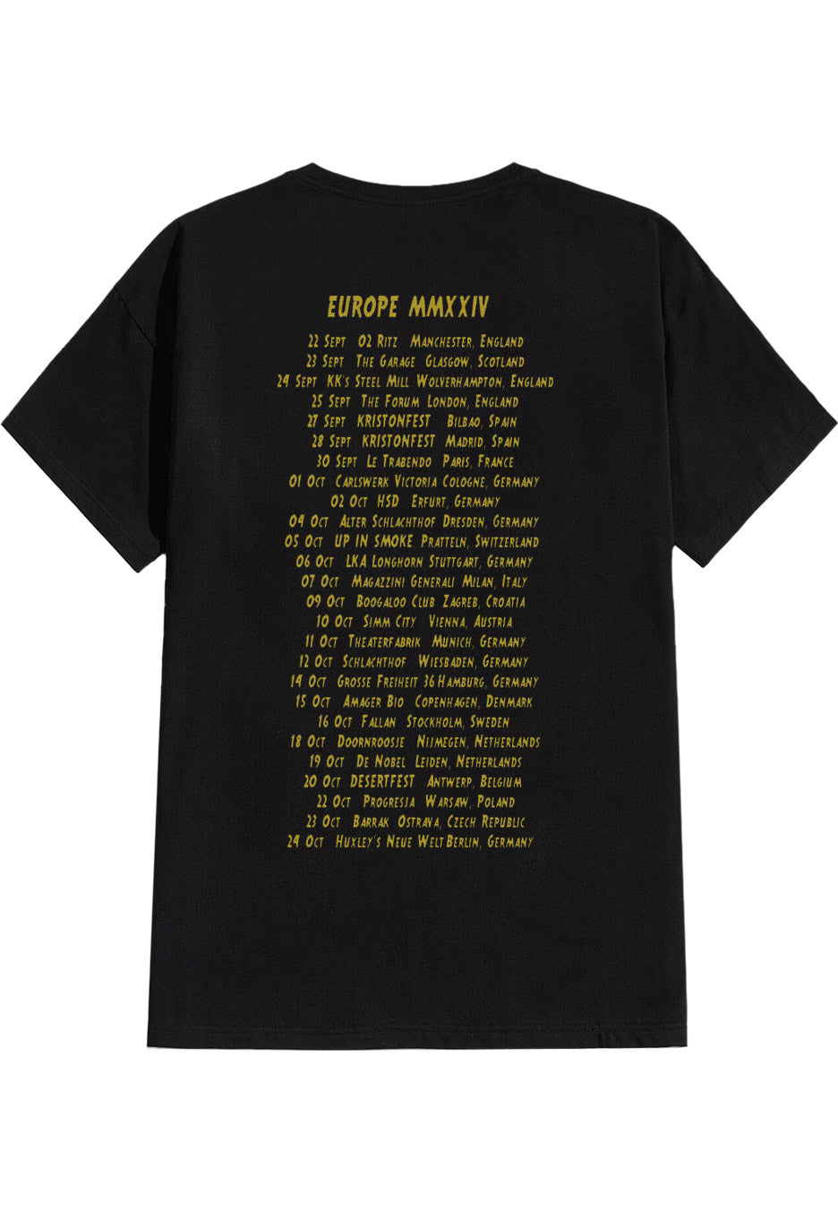 Monster Magnet - Euro Tour 2024 - T-Shirt | Neutral-Image