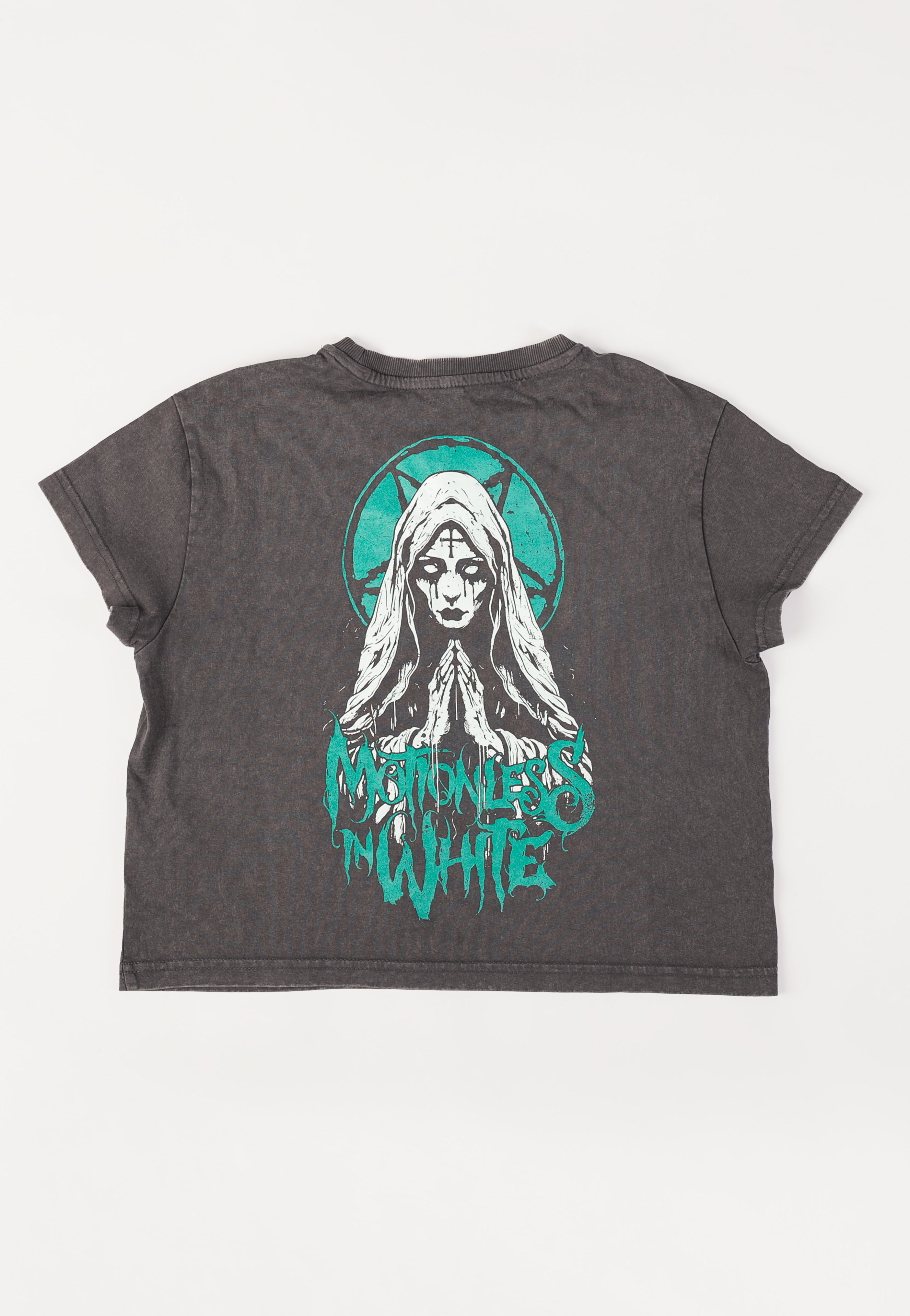 Motionless In White - Hollow Points Vintage Cropped Magnet - Girly | Neutral-Image