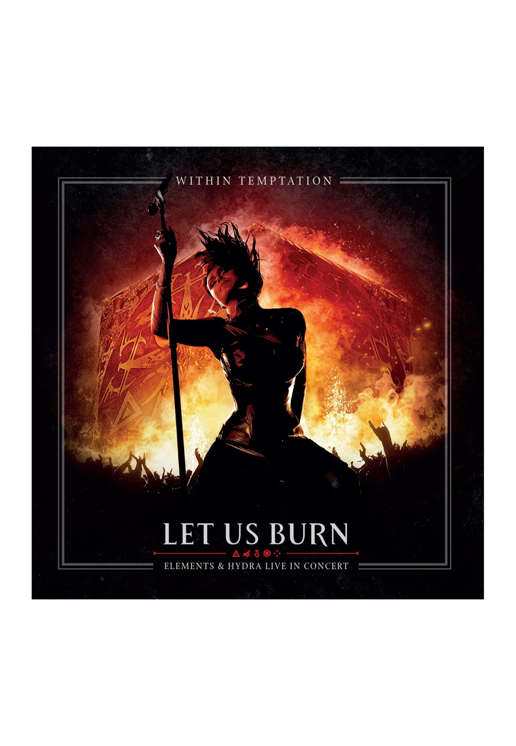 Within Temptation - Let Us Burn: Elements & Hydra Live in Concert Ltd. White/Yellow - Marbled 4 Vinyl | Neutral-Image