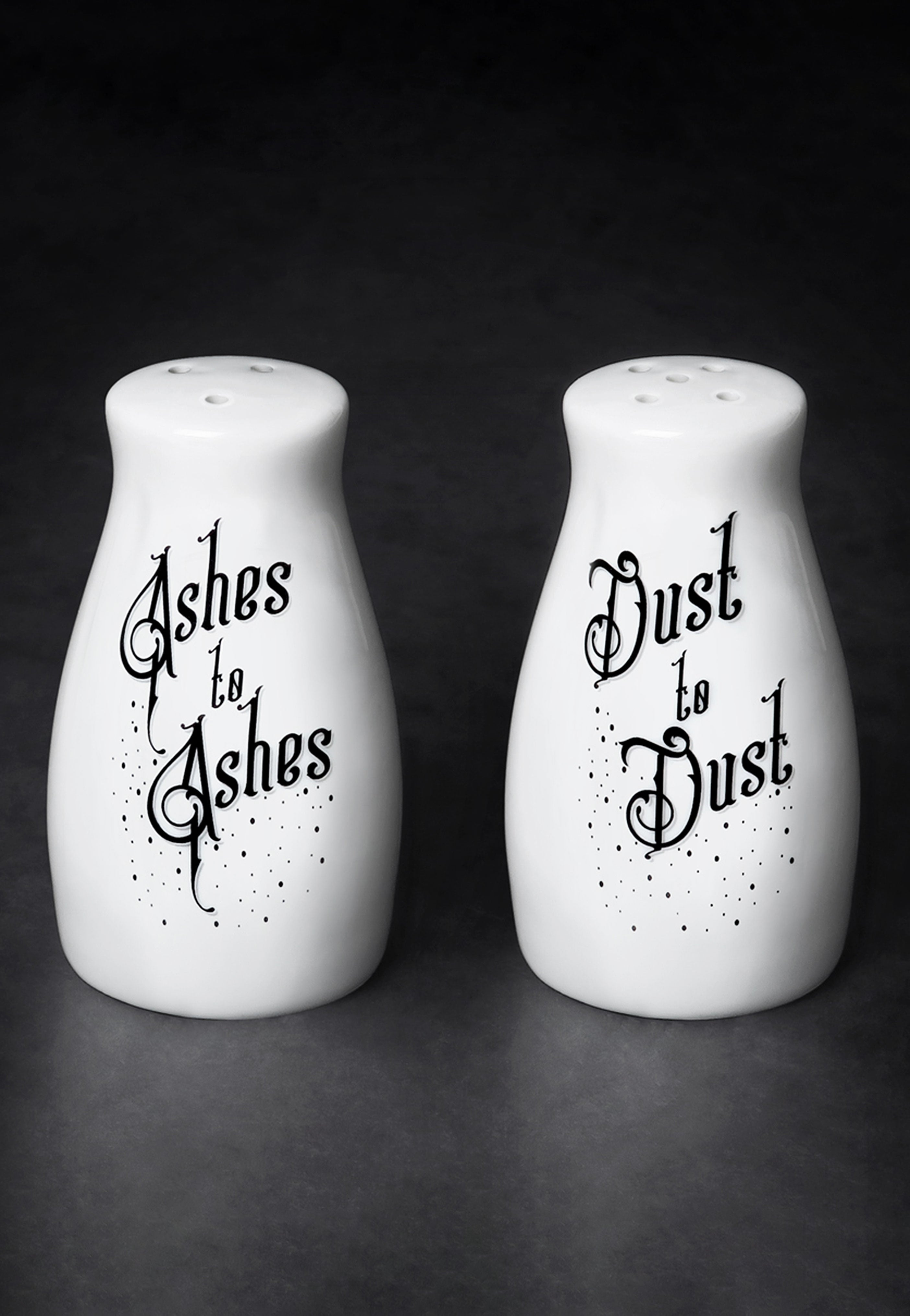Alchemy England - Ashes/Dust - Salt and Pepper Shakers