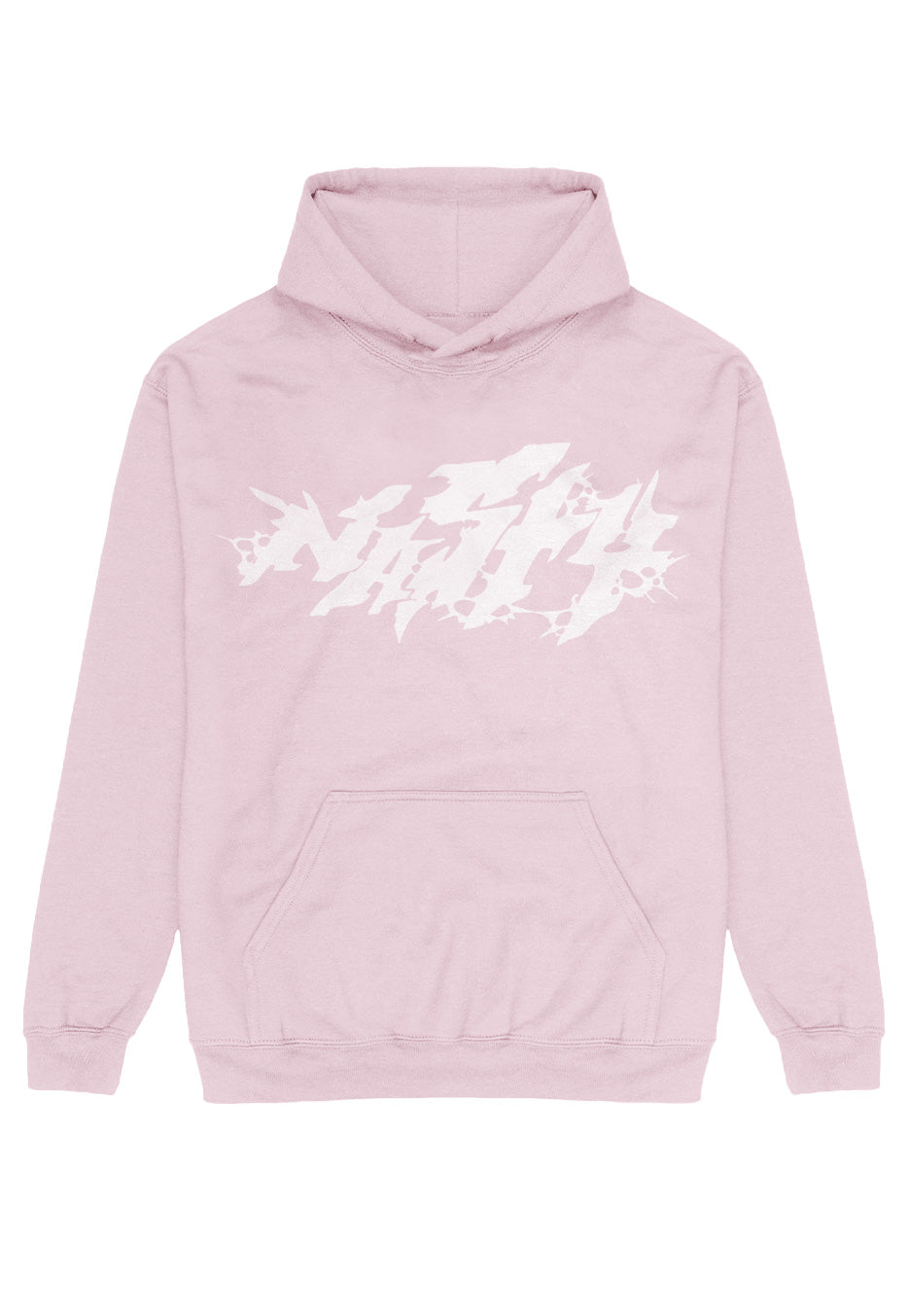 Nasty Anti Social Light Pink Hoodie