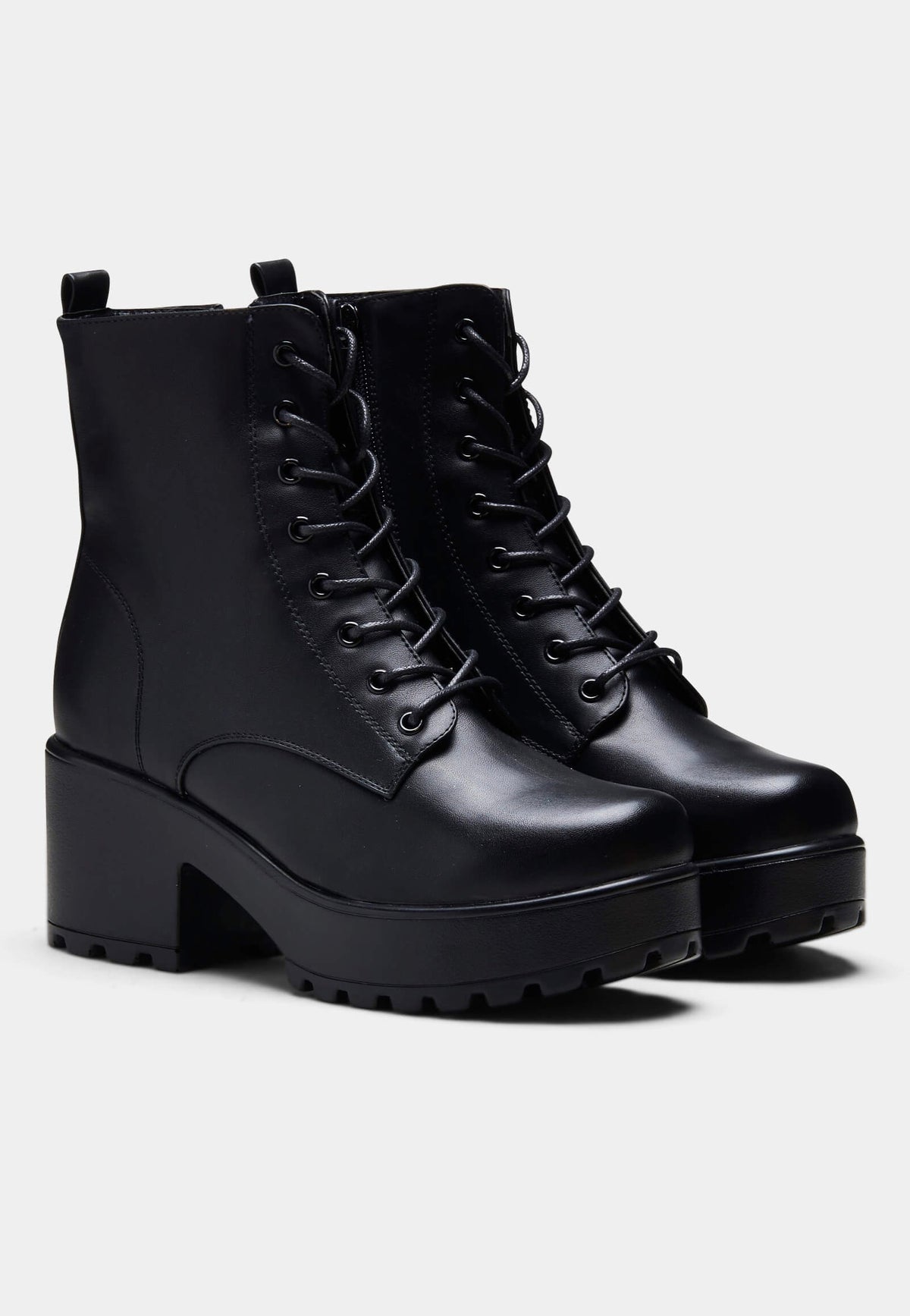 Koi Footwear GIN Platform Military Black Zapatos para chica