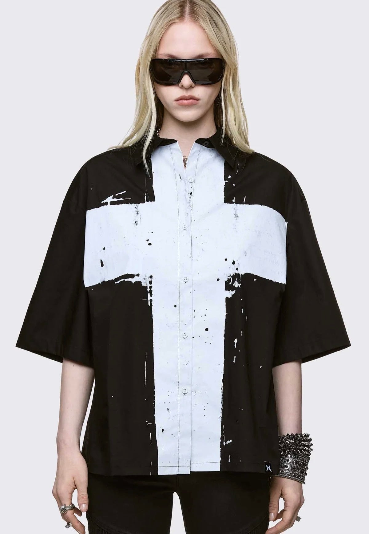 Minga London - Never Saint Black - Shirt | Women-Image