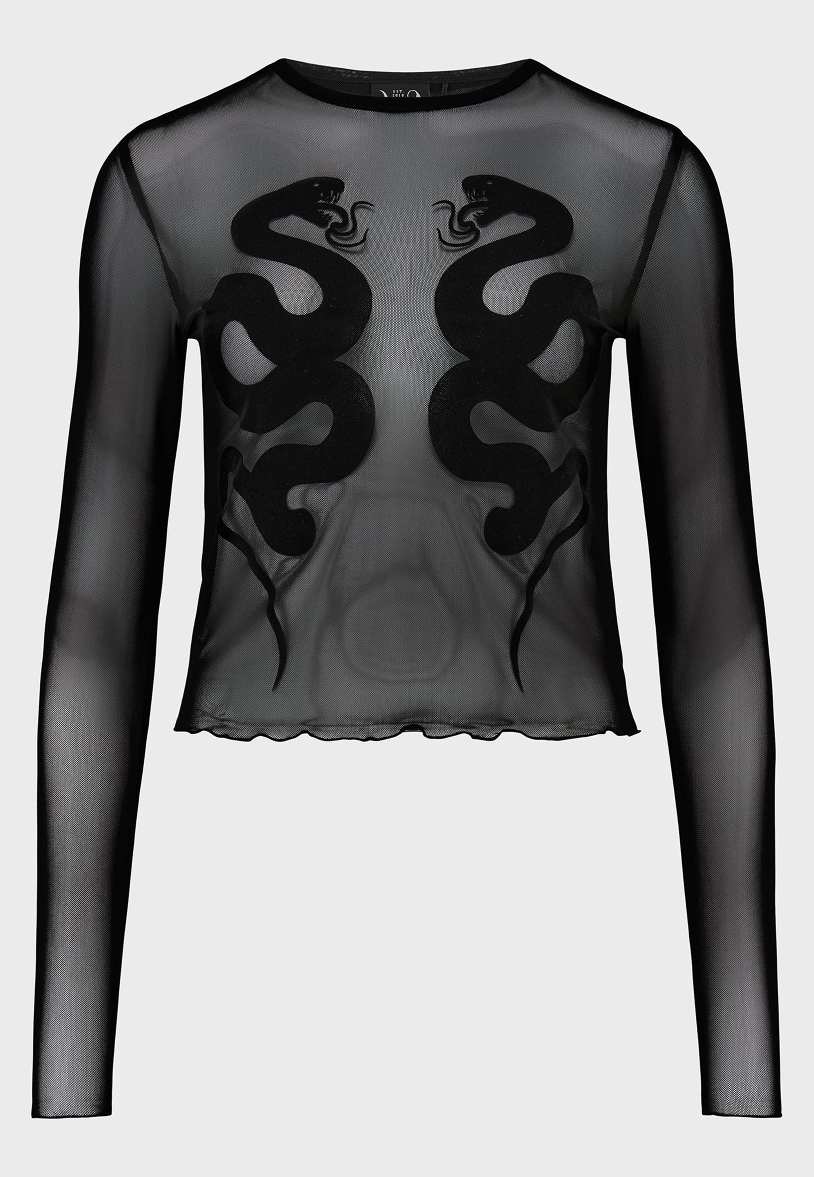 Killstar x Moonbloom - Nightblossom Black - Top | Women-Image