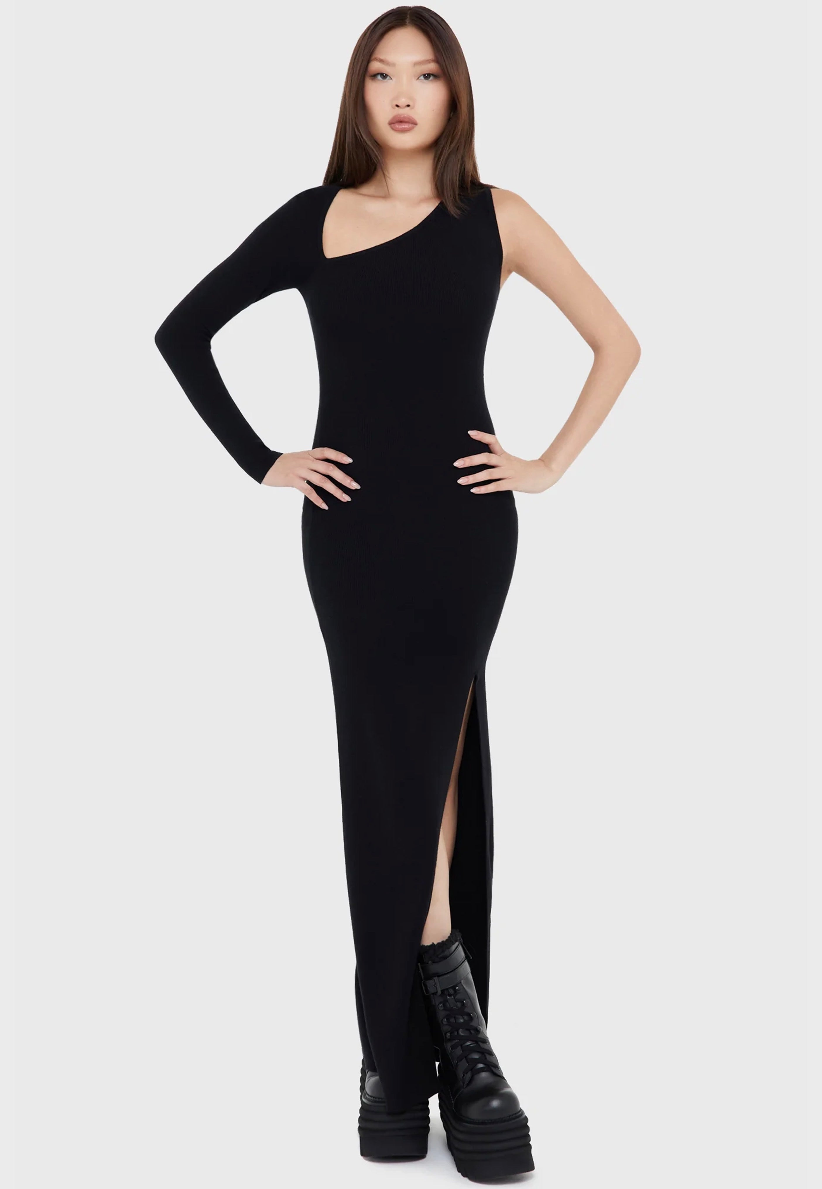 Killstar x Kihilist - Nightshaded Black - Dress | Women-Image