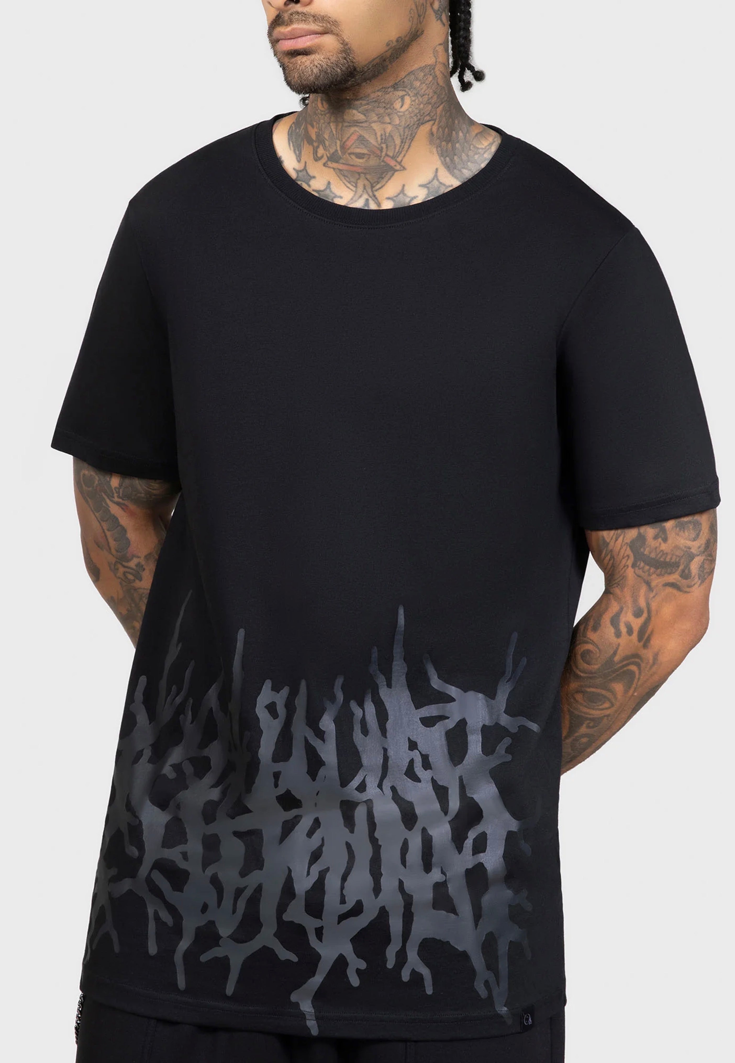 Killstar x Kihilist - Nightwaste Black - T-Shirt | Men-Image