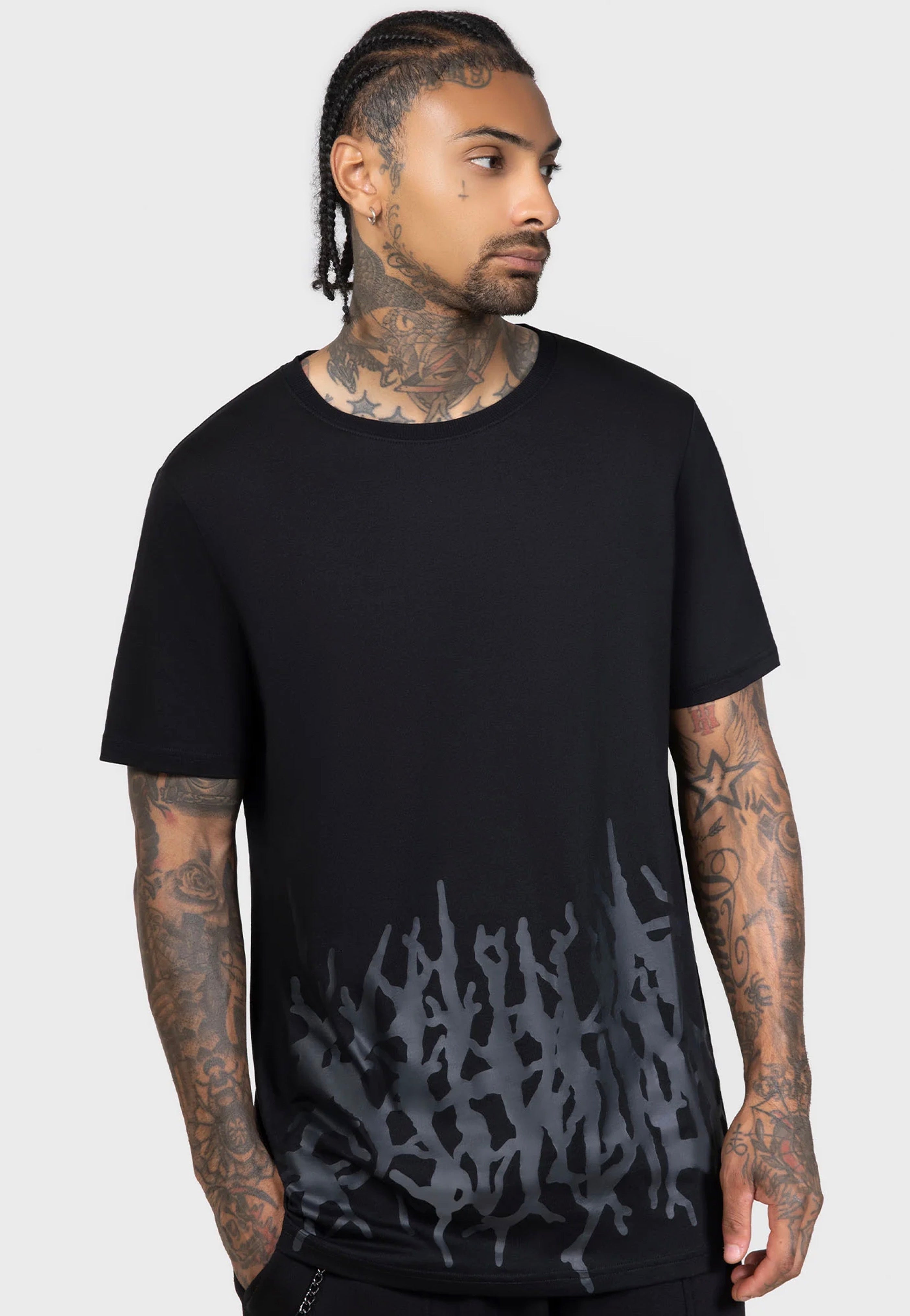 Killstar x Kihilist - Nightwaste Black - T-Shirt | Men-Image