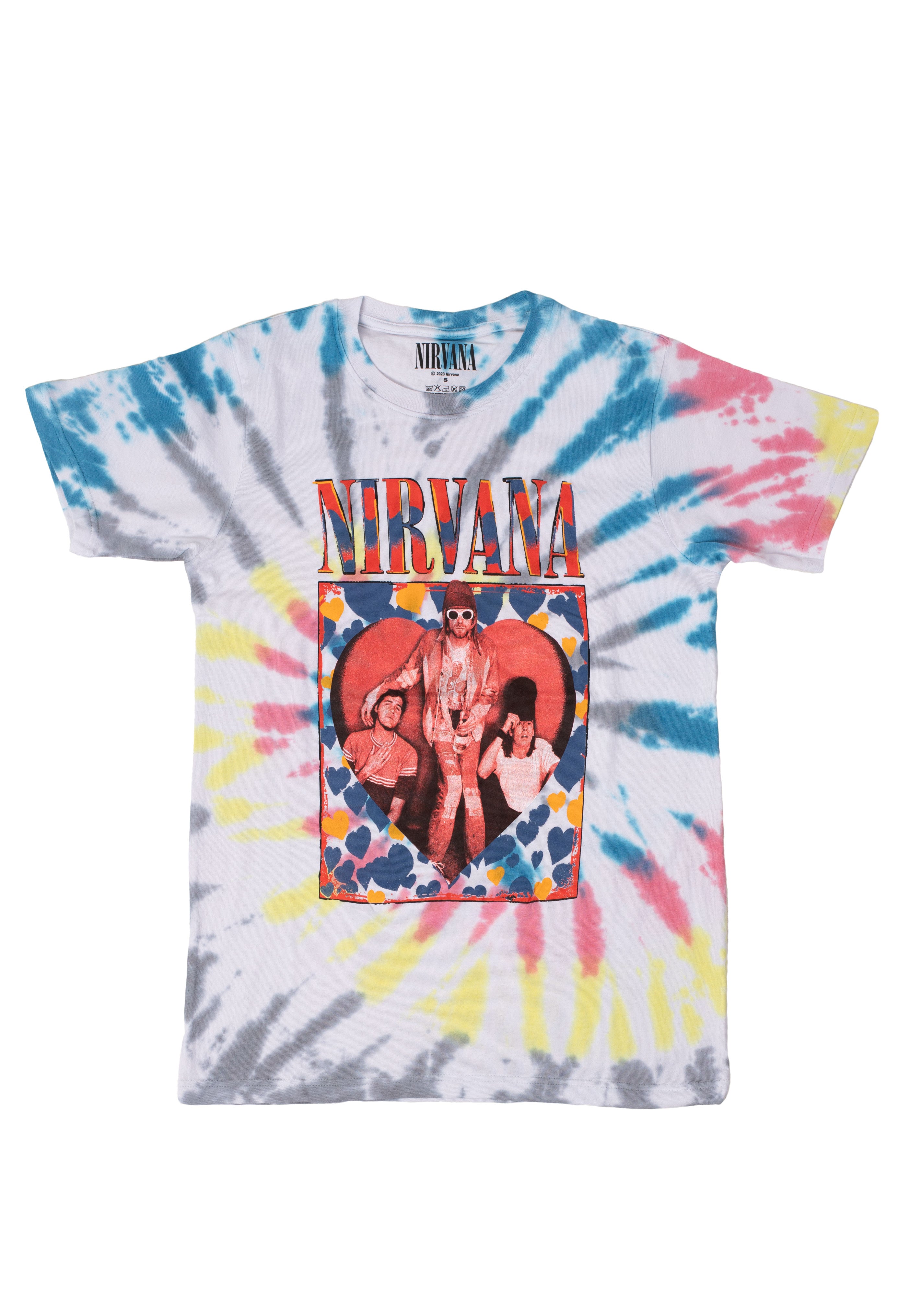 Nirvana - Heart Dye Wash - T-Shirt | Nuclear Blast