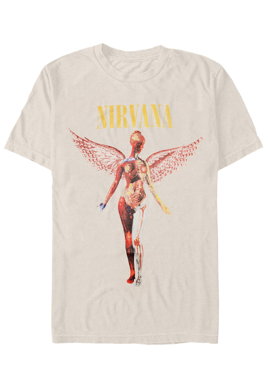 月末セール00s Nirvana In utero tシャツ GILDAN Nirvana - In Utero Wet Sand Oversized - T-Shirt | Nuclear Blast