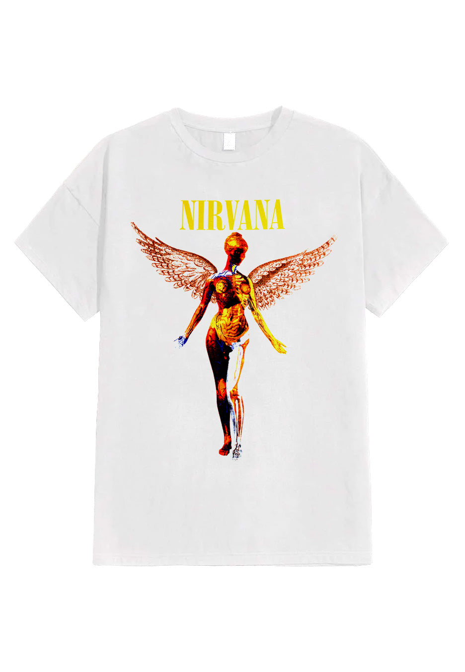 nirvana in utero ニルヴァーナ s/s Tシャツ白 L Nirvana - In Utero White - T-Shirt | Nuclear Blast