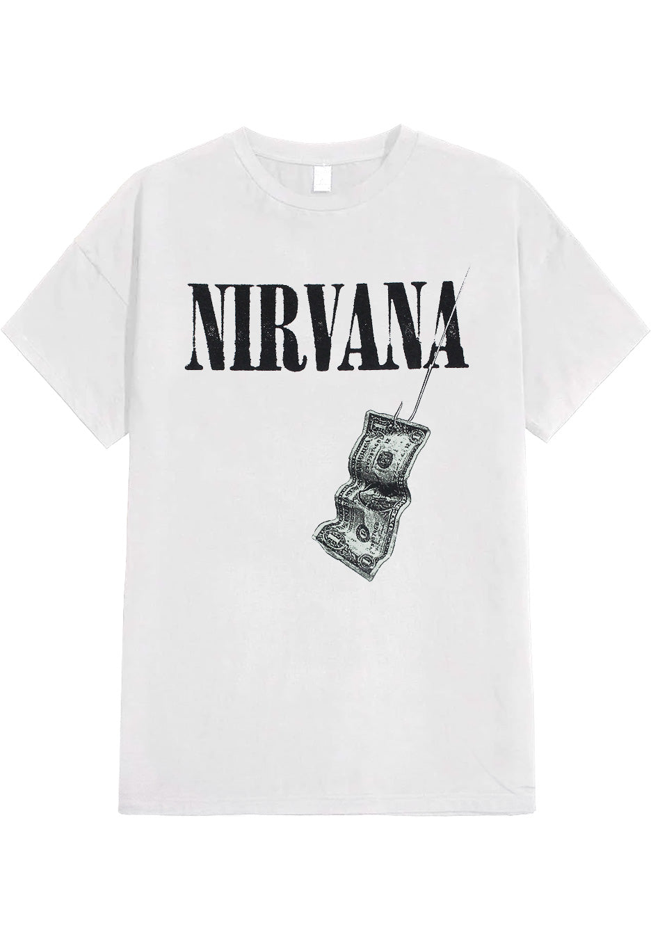 Nirvana - Nevermind Dollar Loose White - T-Shirt | Neutral-Image