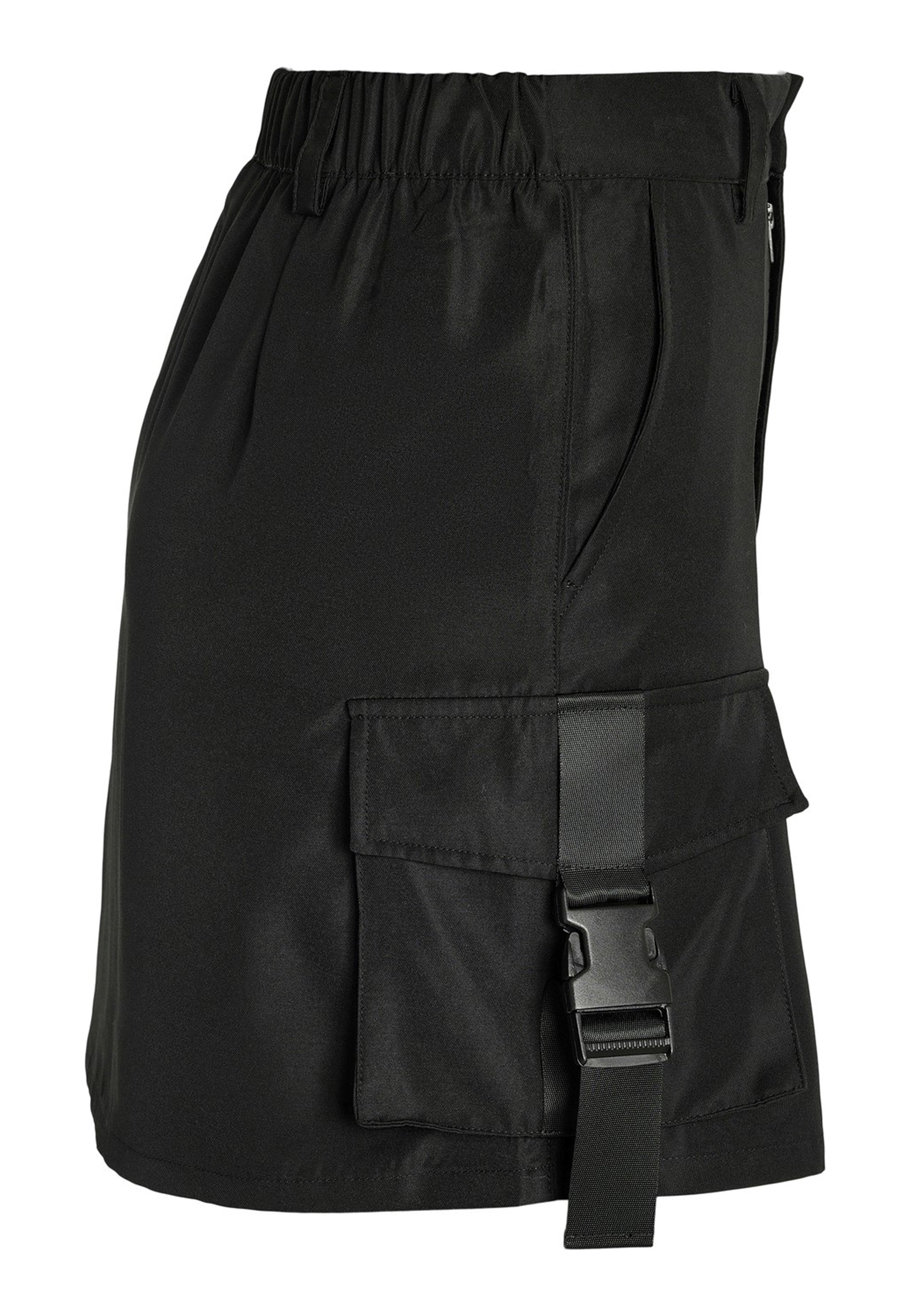 Noisy May - Irina Cargo Black Buckles - Skirt
