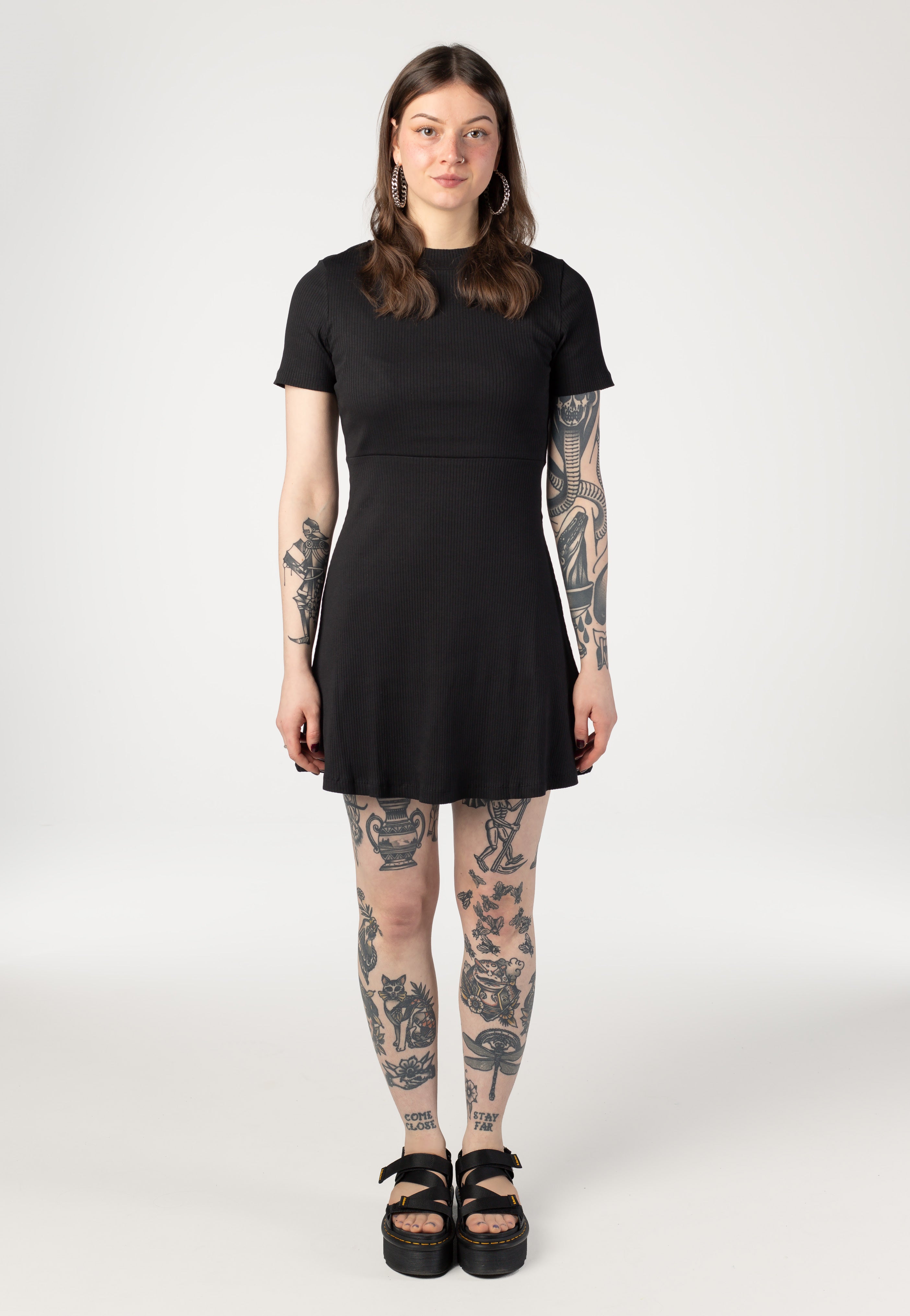 Noisy May - Elinor Black Solid - Dress | Women-Image