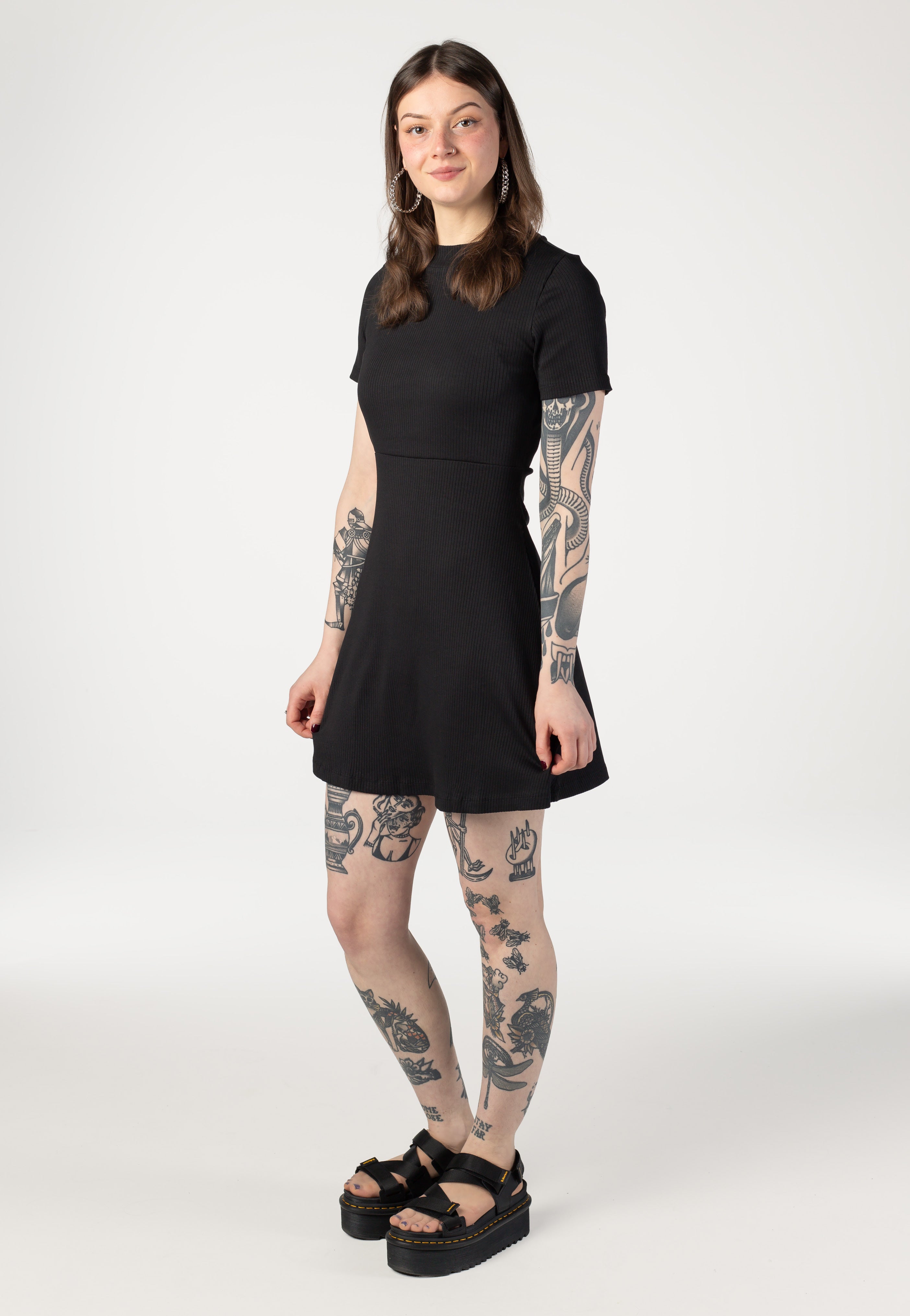 Noisy May - Elinor Black Solid - Dress | Women-Image