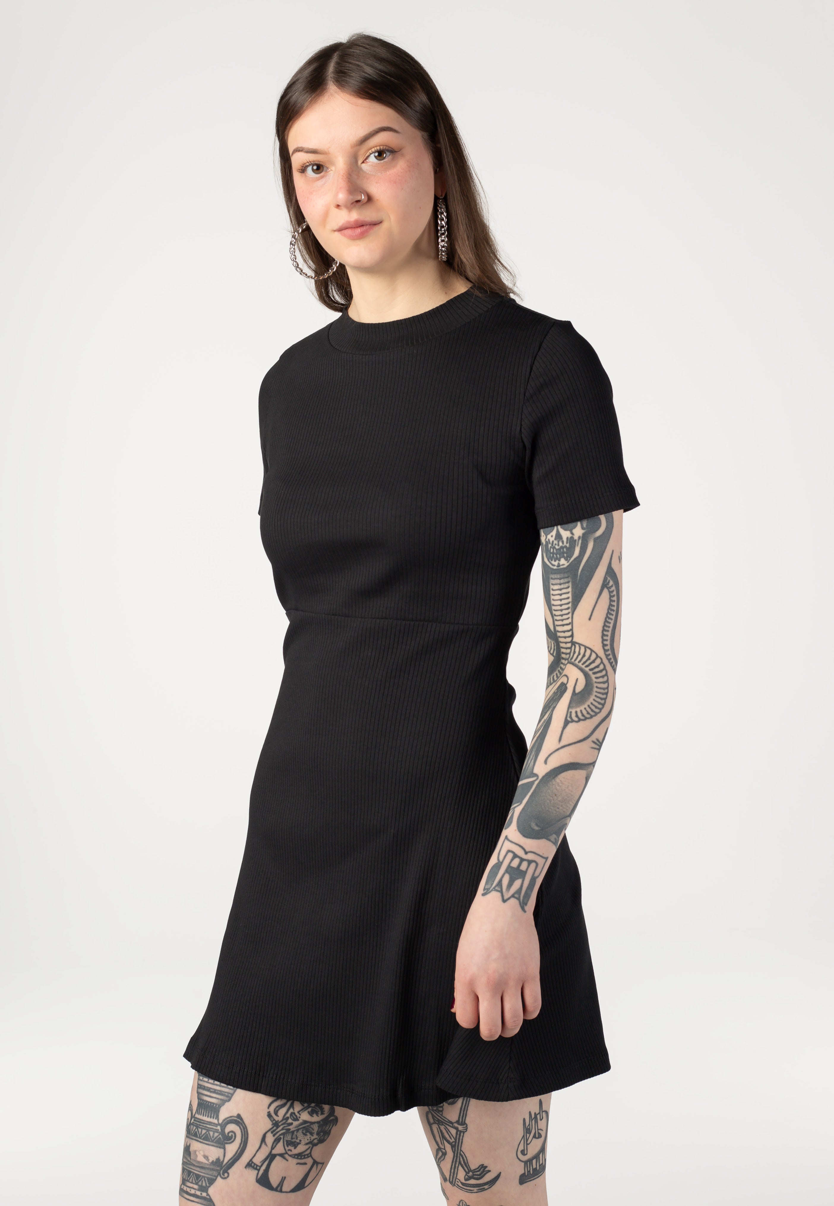 Noisy May - Elinor Black Solid - Dress | Women-Image