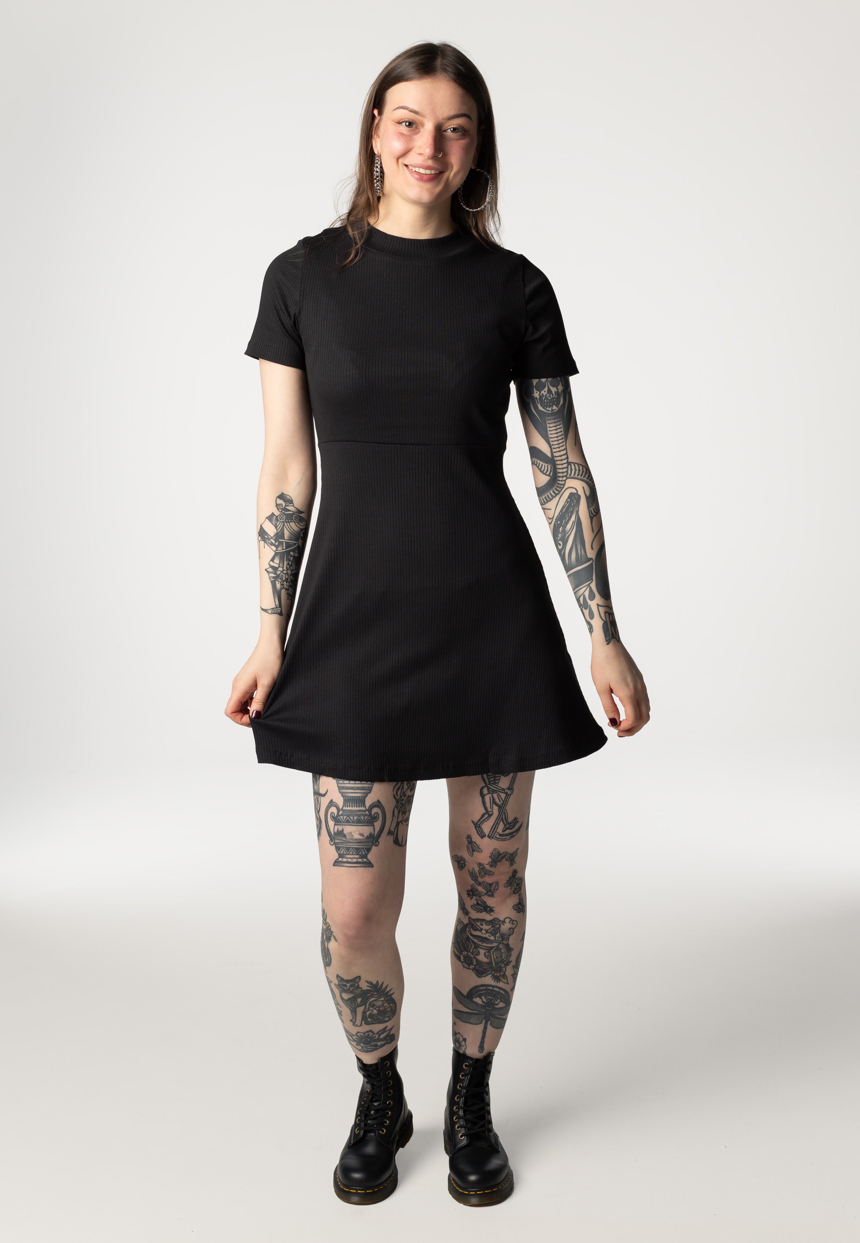 Noisy May - Elinor Black Solid - Dress | Women-Image