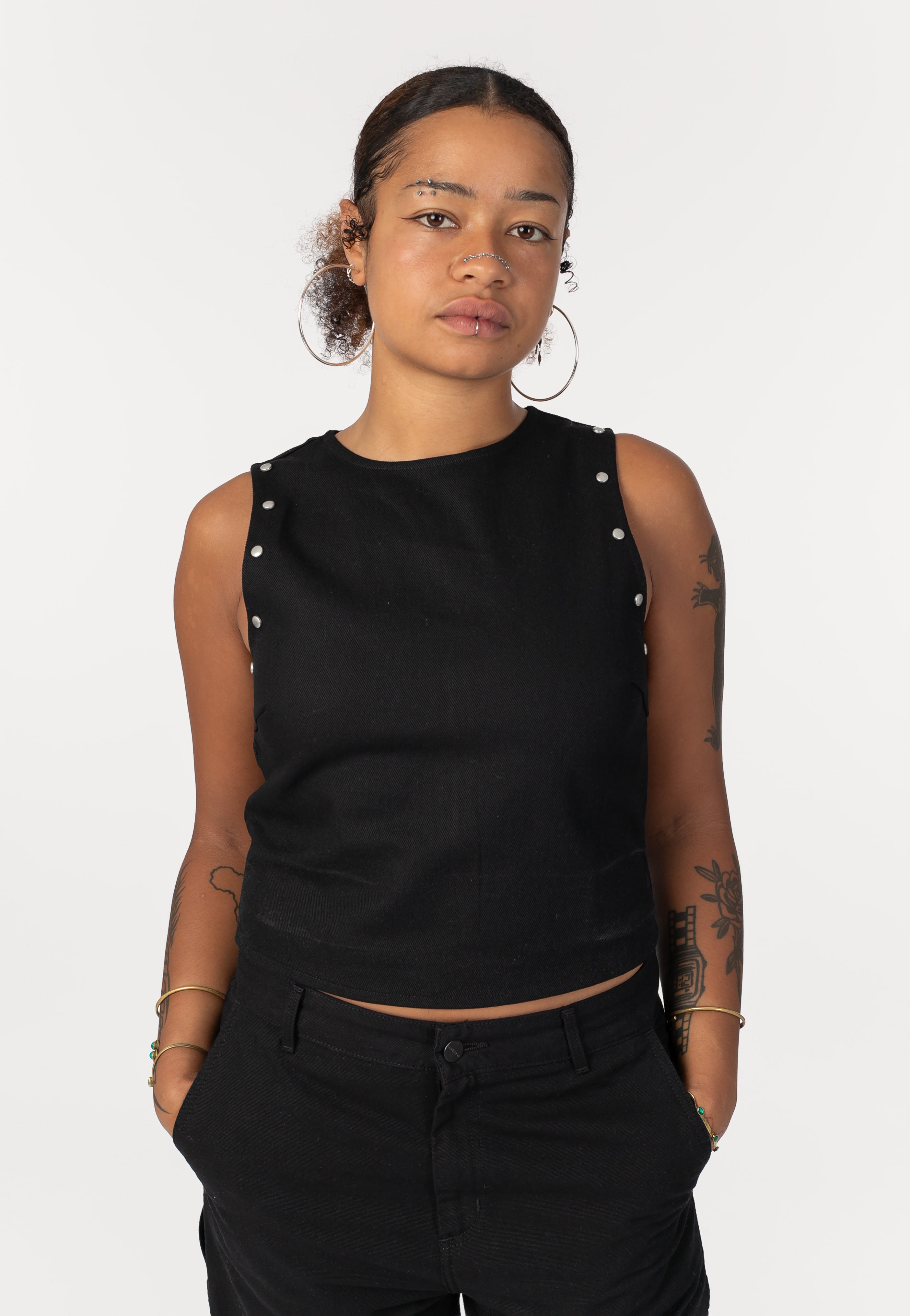 Noisy May - Twinkle Stud Black - Top | Women-Image