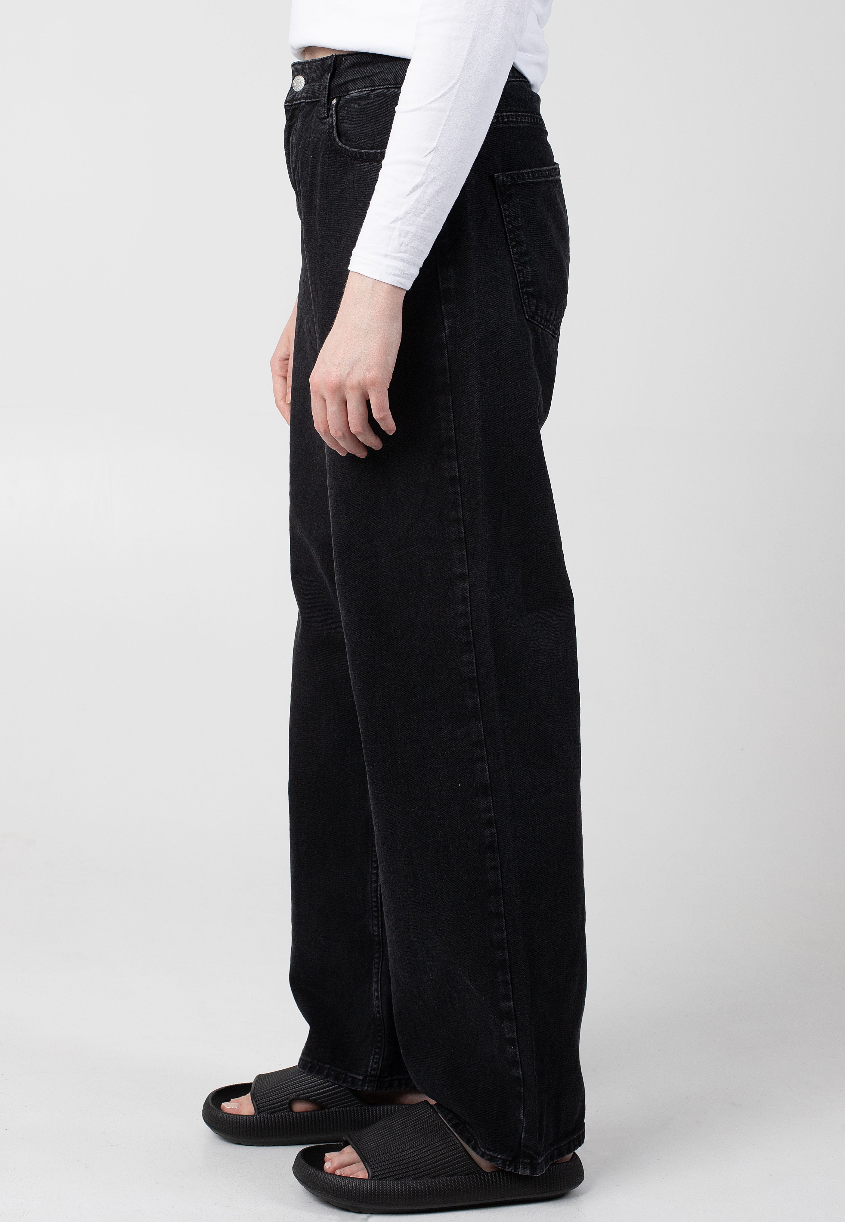 Noisy May - Alexa Reg Black Denim - Jeans | Women-Image