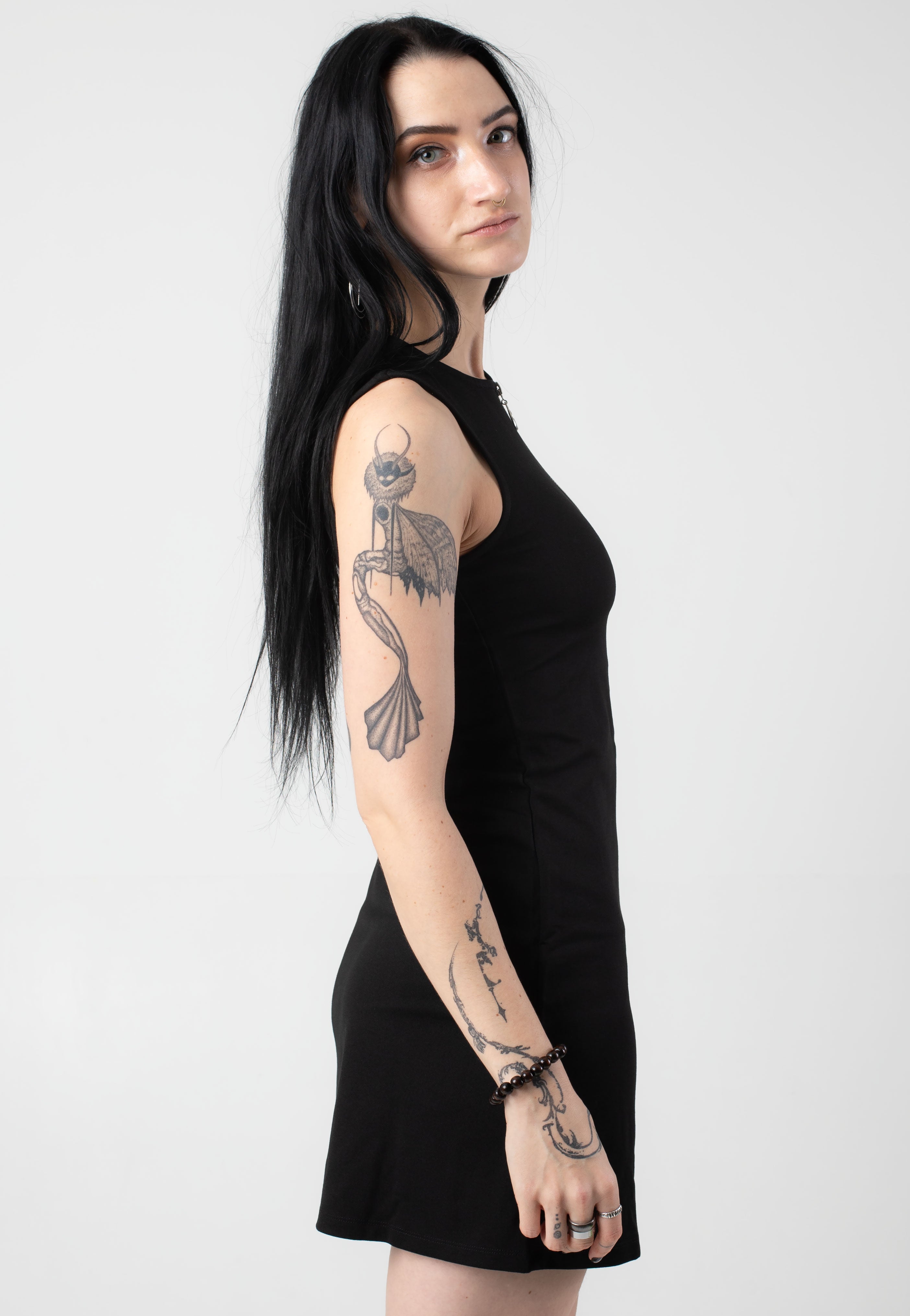 Noisy May - Amelia Short Zipper Black - Dress | Women-Image