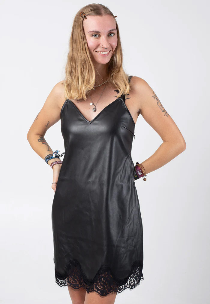 Noisy May - Andy Lace Slip Black - Dress | Women-Image