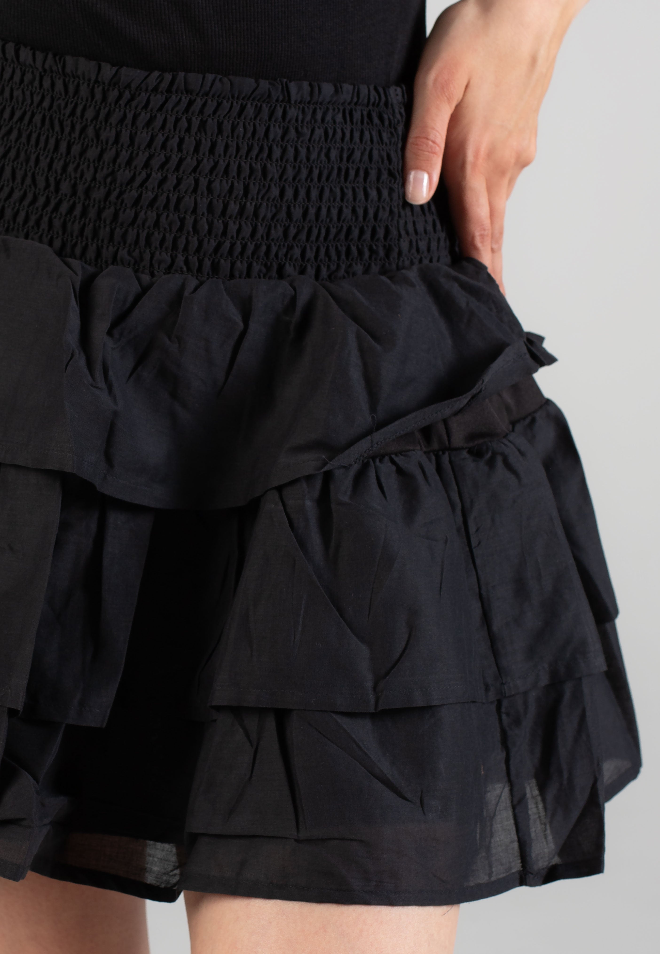 Noisy May - Glinda Smock Layer Black - Skirt | Women-Image