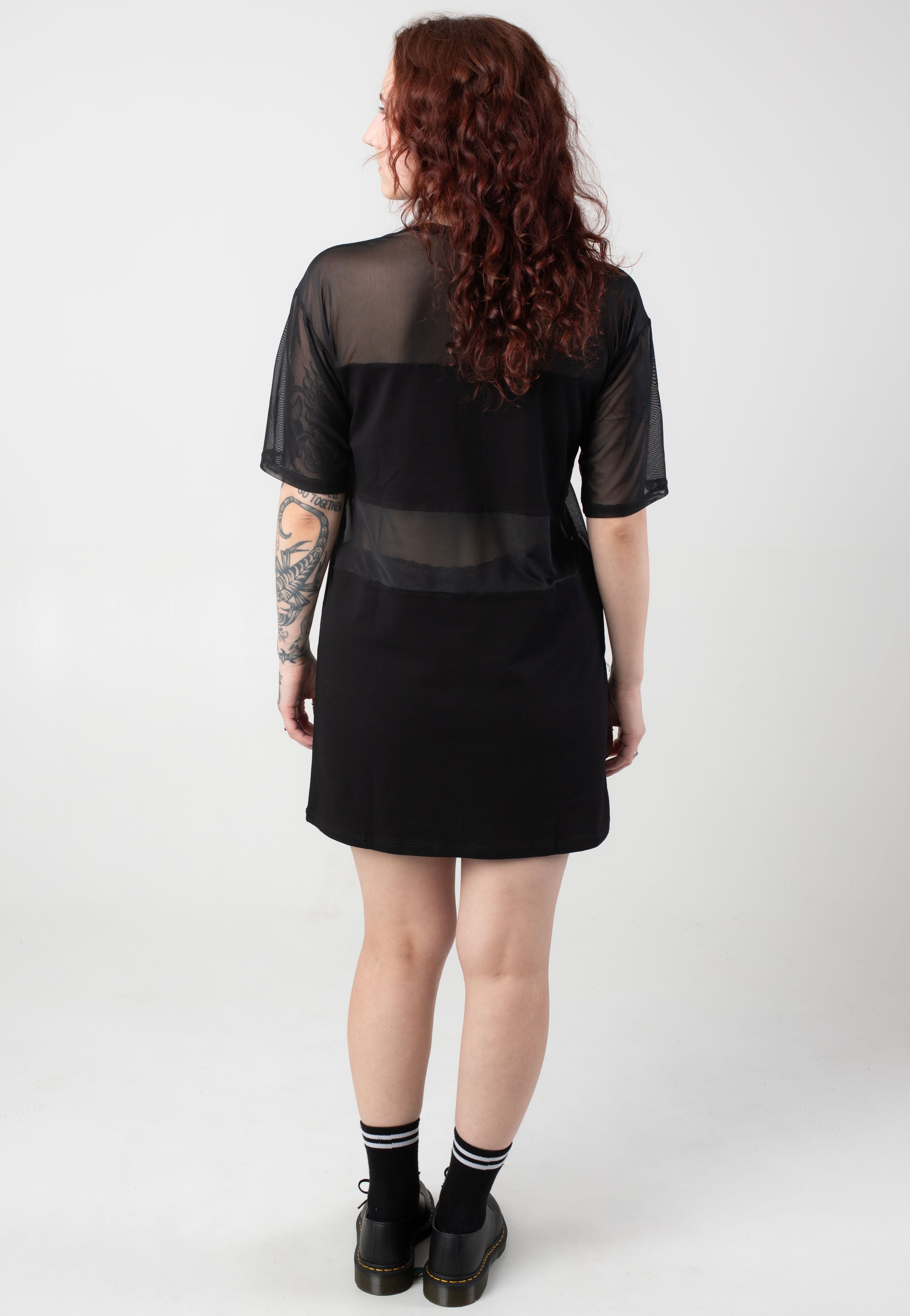 Noisy May - Gazing O-Neck Mesh Mix - Dress | Women-Image