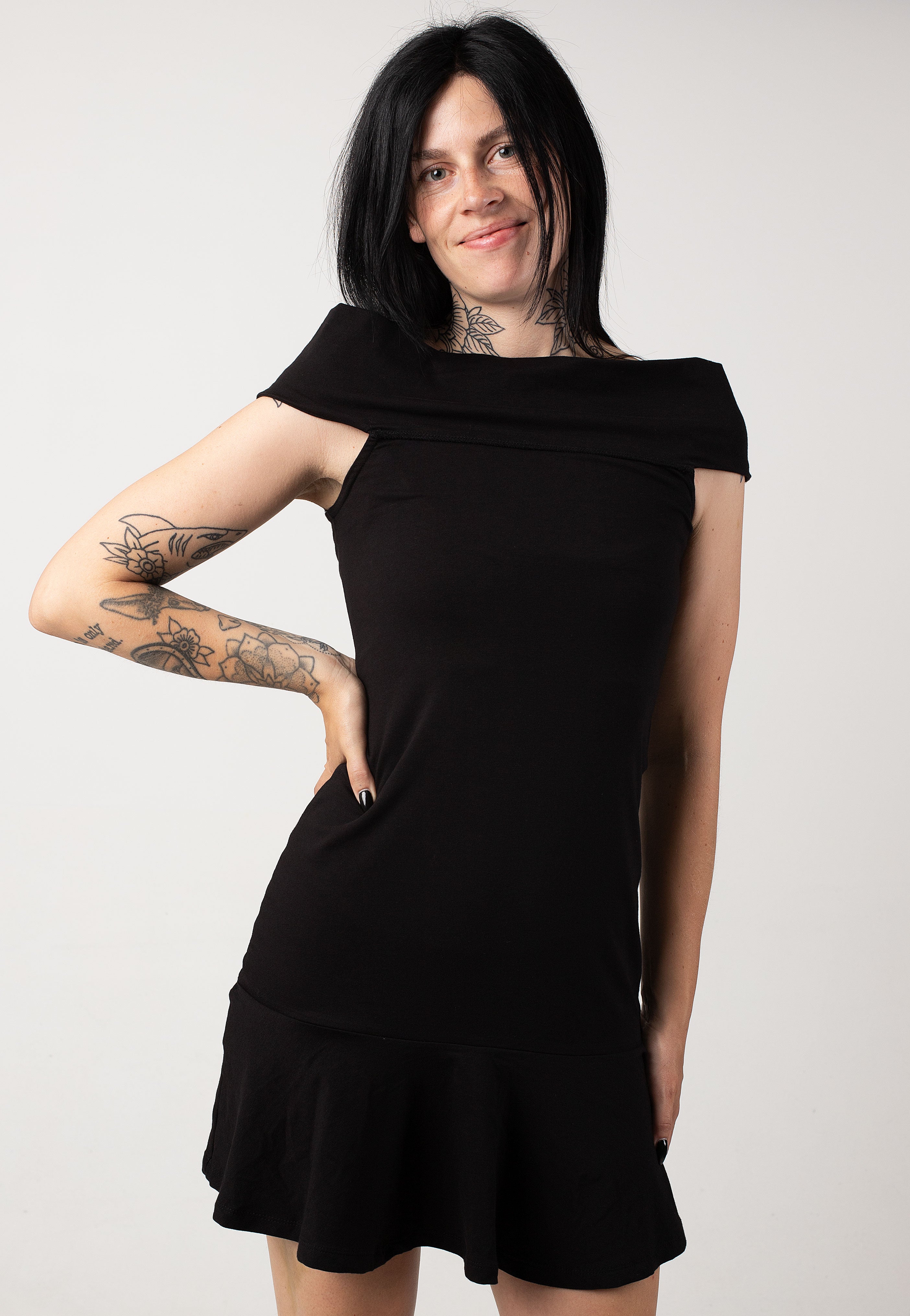 Noisy May - Kerry Off Shoulder Black - Dress | Women-Image