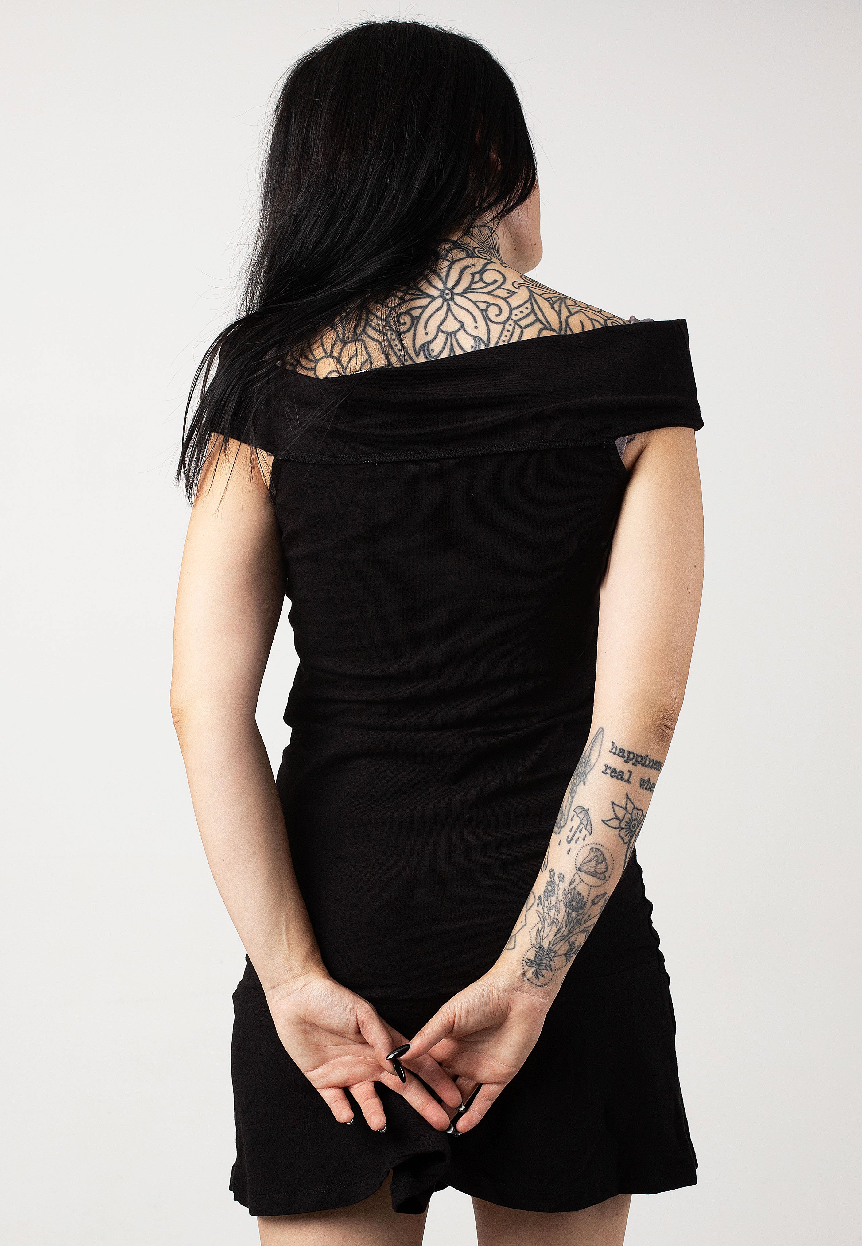 Noisy May - Kerry Off Shoulder Black - Dress | Women-Image