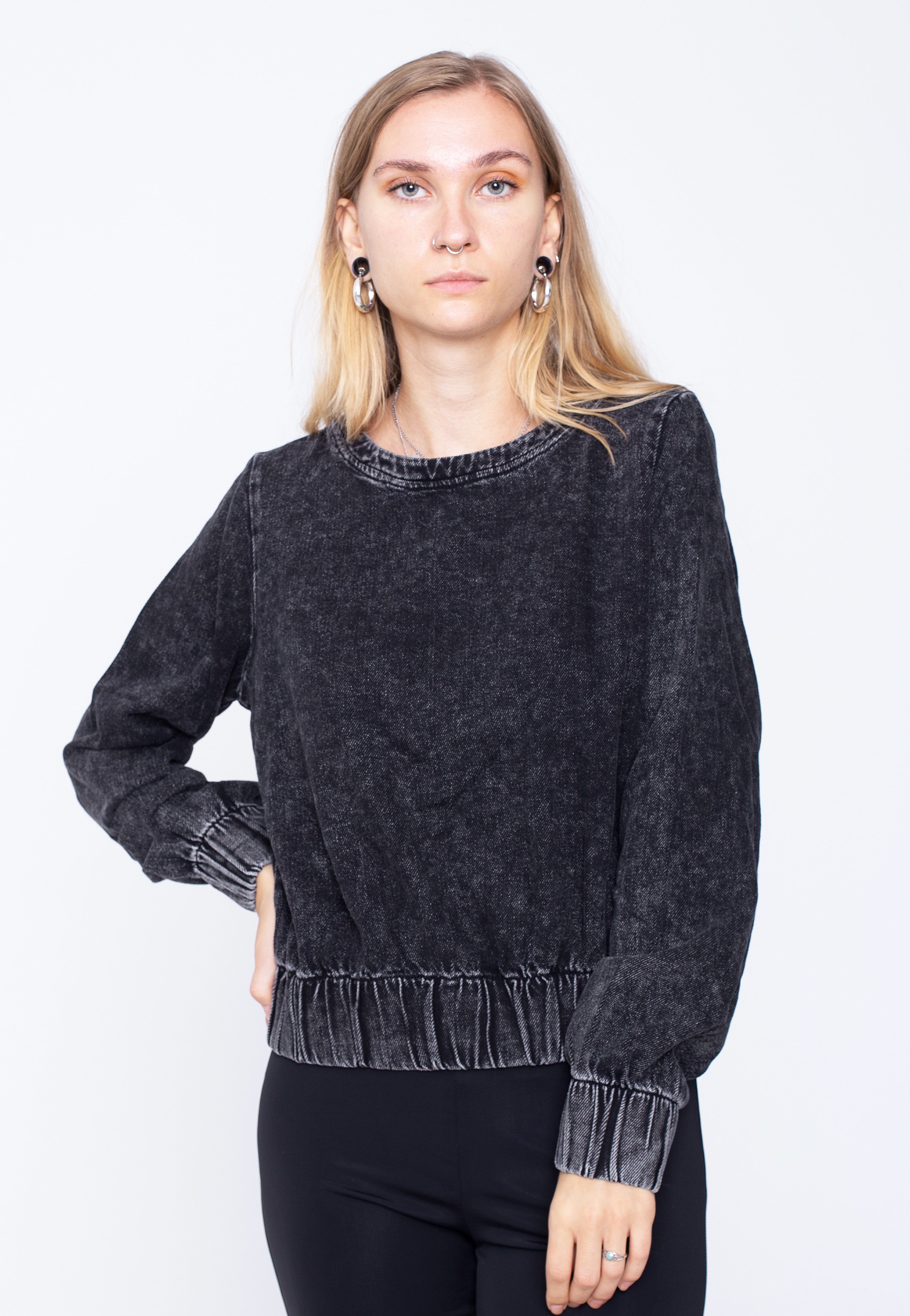 Noisy May - Lucca O N Black Denim - Top | Women-Image