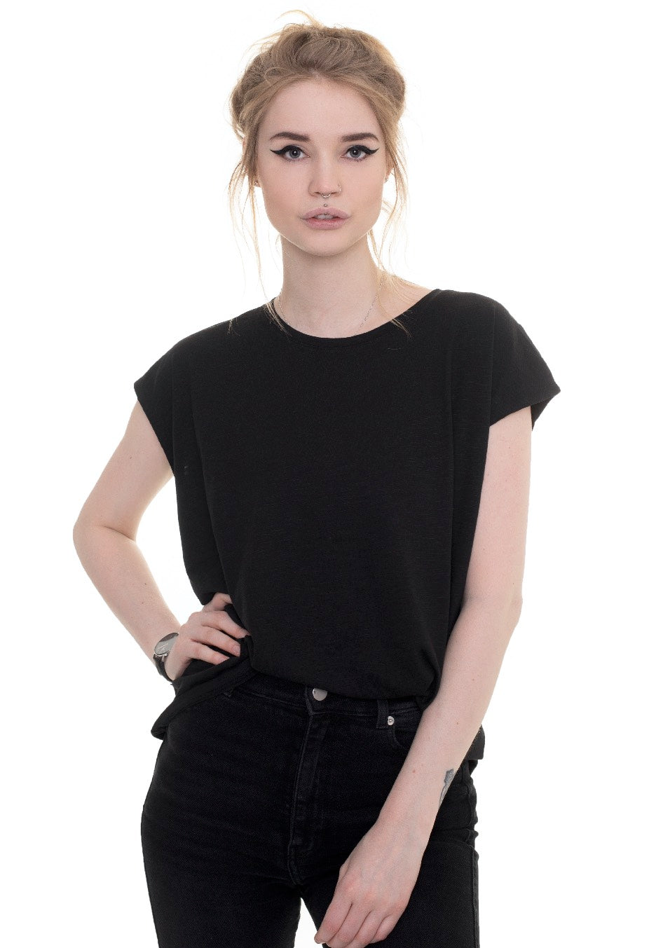 Noisy May - Mathilde Black - T-Shirt | Women-Image