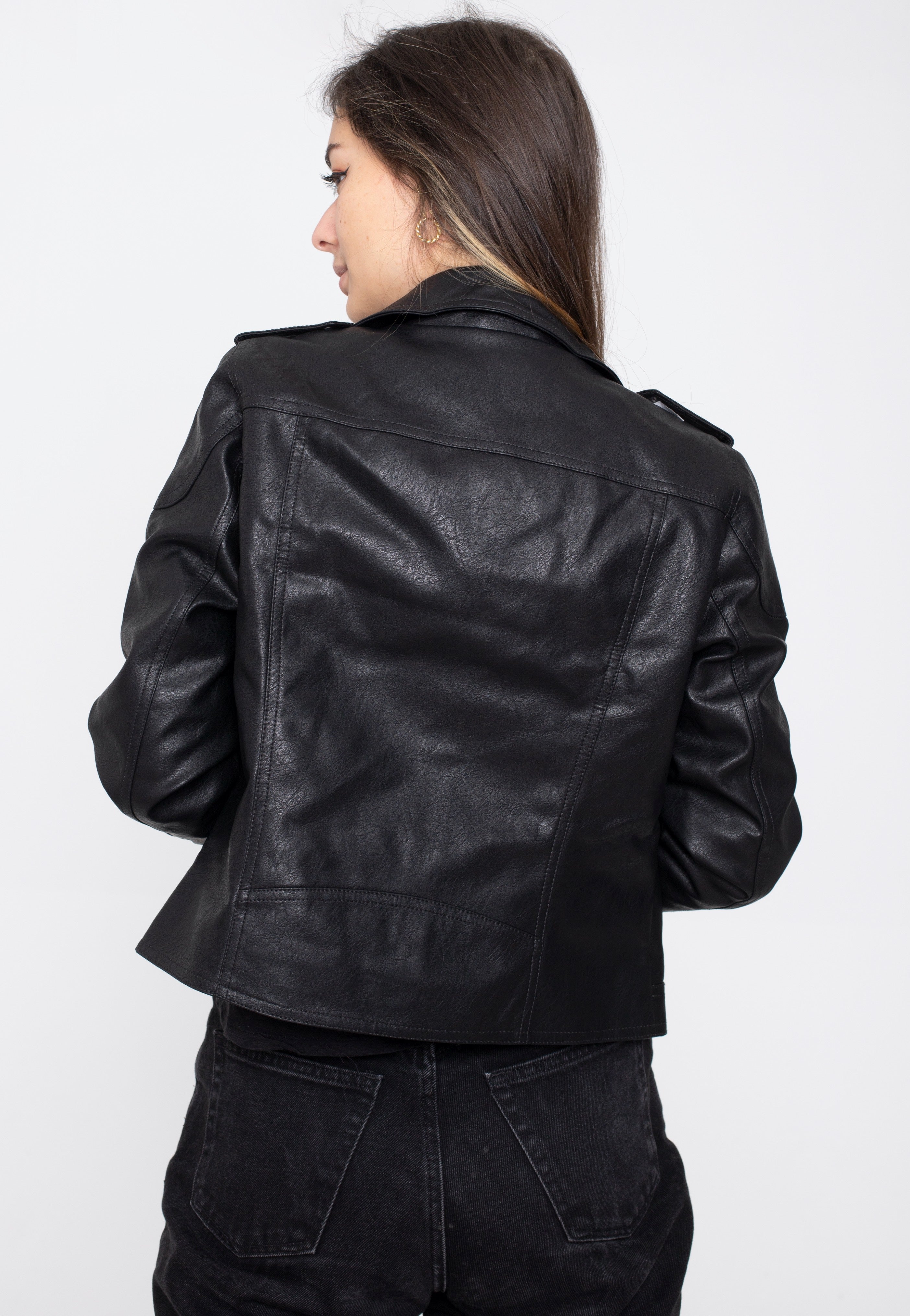 Noisy May - Rollo Black - Leather Jacket