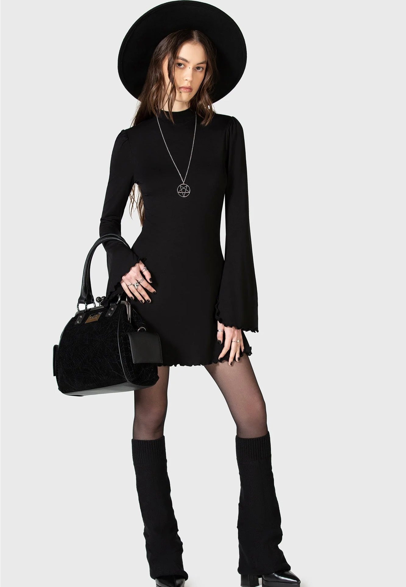 Killstar x Kihilist - Of The Blade Mini Black - Dress | Women-Image