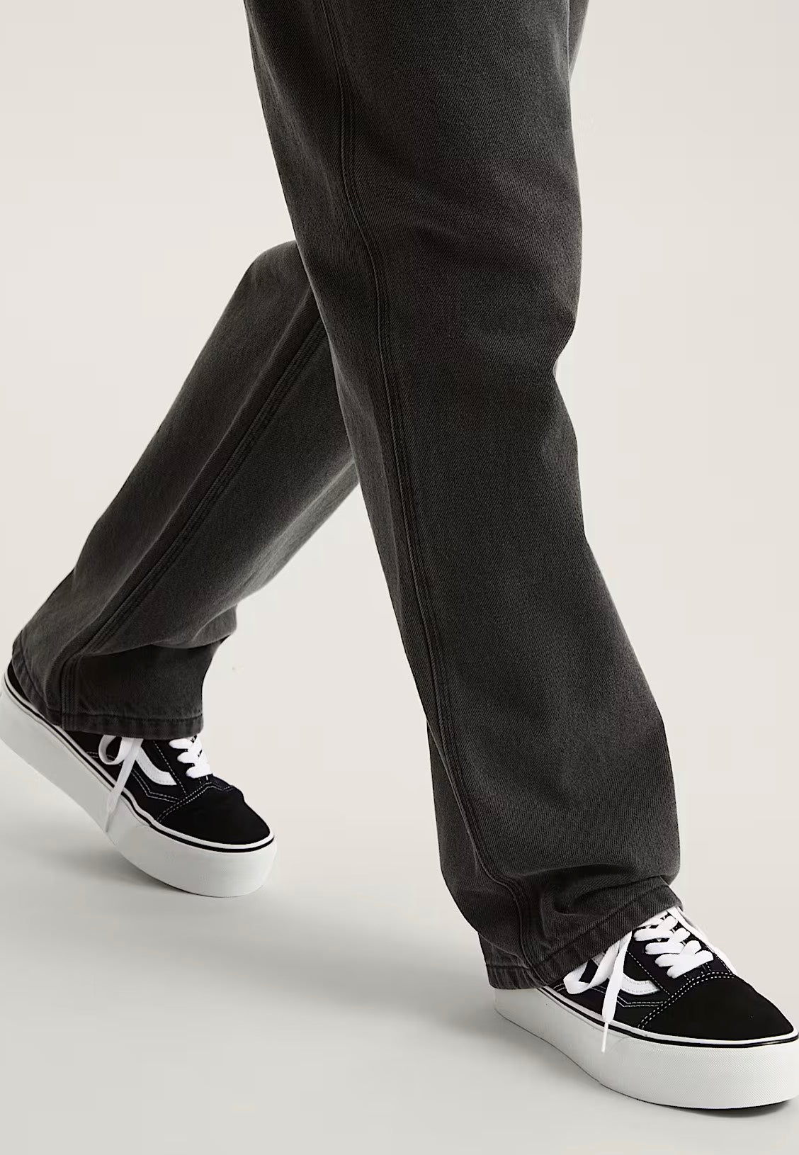Vans Old Skool Stackform Suede/Canvas Black/True White Zapatos