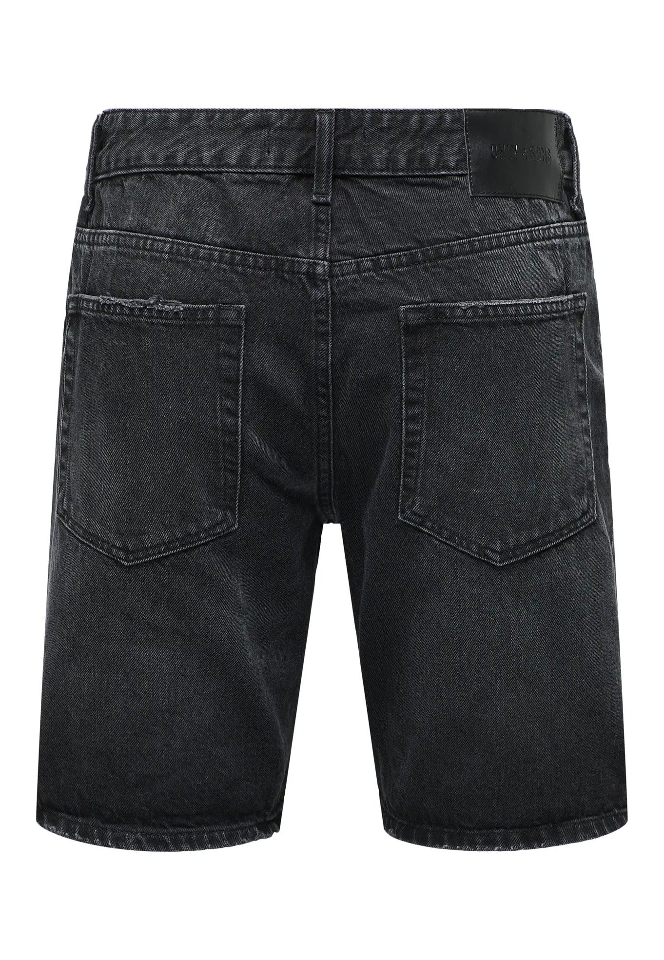 Only & Sons - Edge Black Denim - Shorts | Men-Image