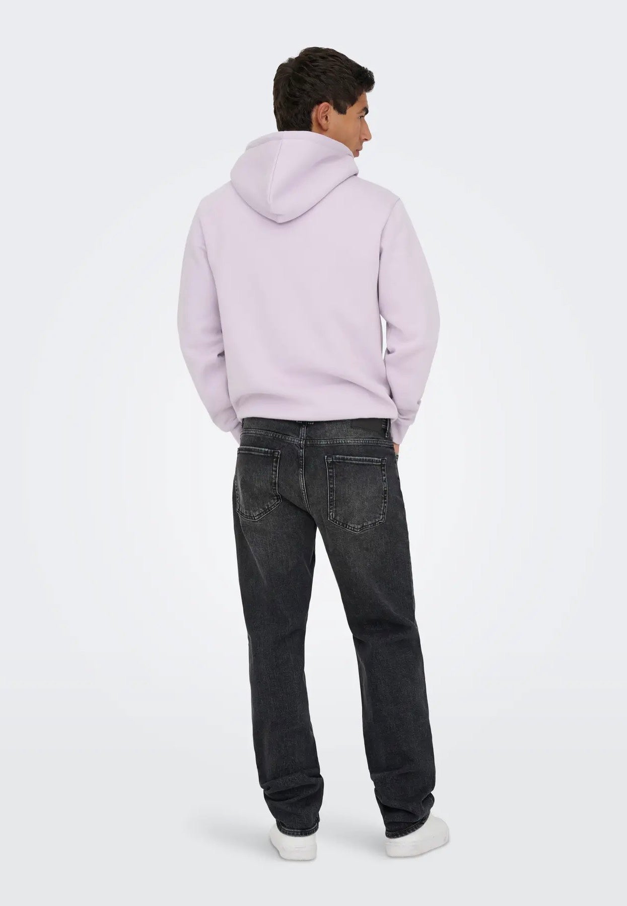 Only & Sons - Edge Performance Straight Washed Black - Jeans | Men-Image
