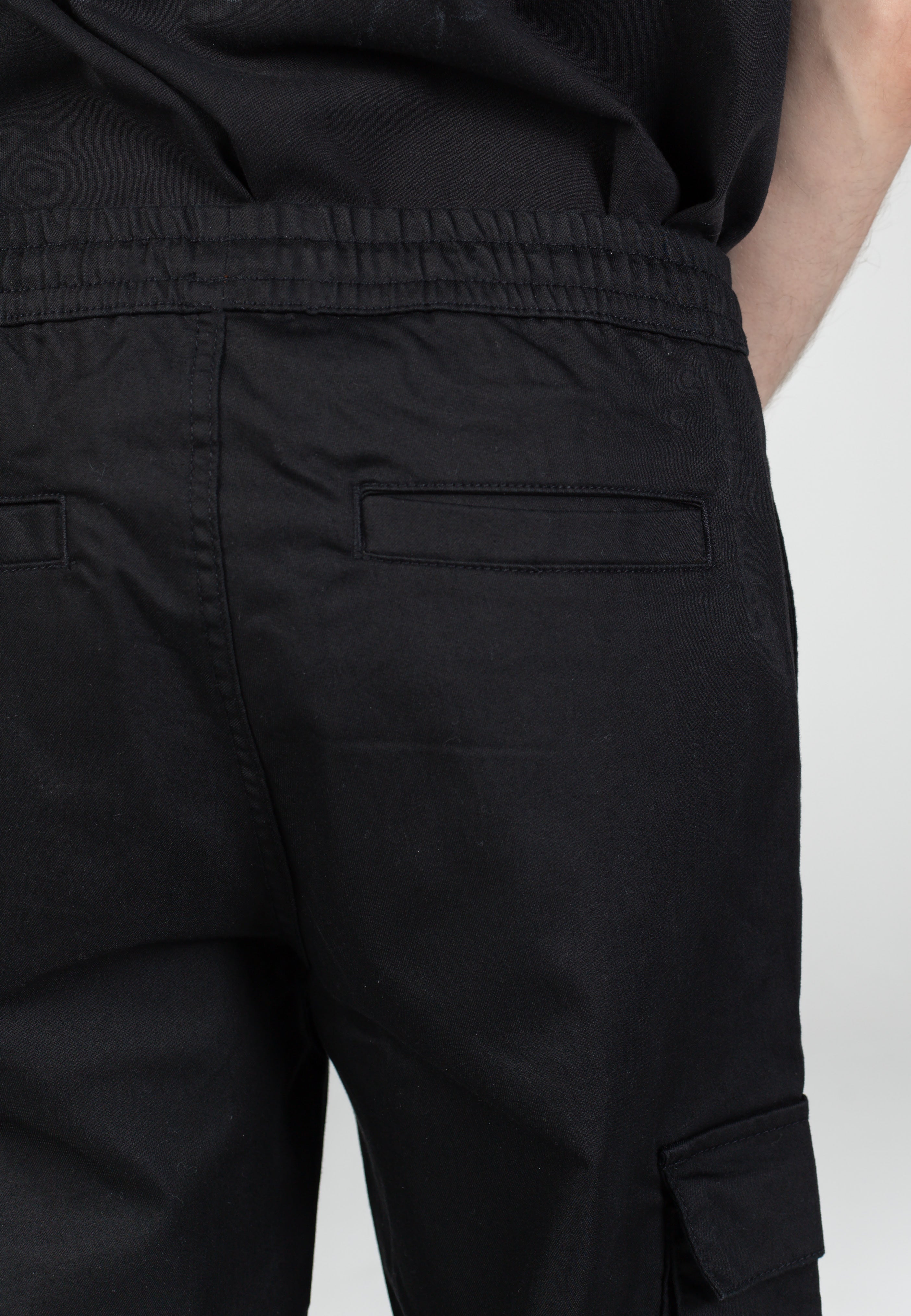 Only & Sons - Garda Slim Tapered String Black - Pants | Men-Image