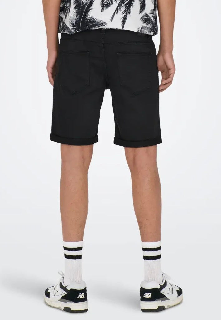Only & Sons - Ply Life Reg Black - Shorts | Men-Image