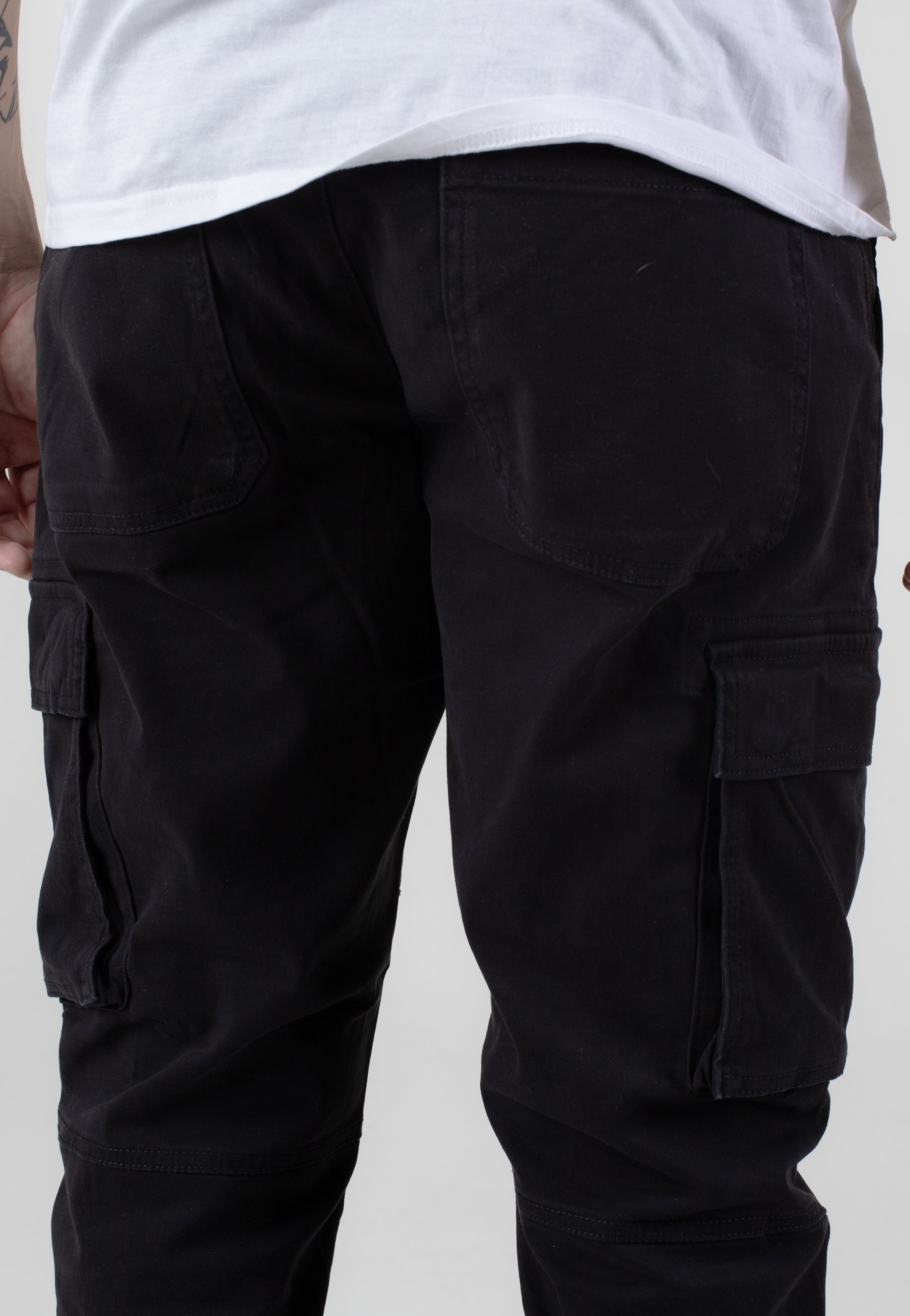 Only & Sons - Callie Life Cargo Cuff Black - Pants | Men-Image