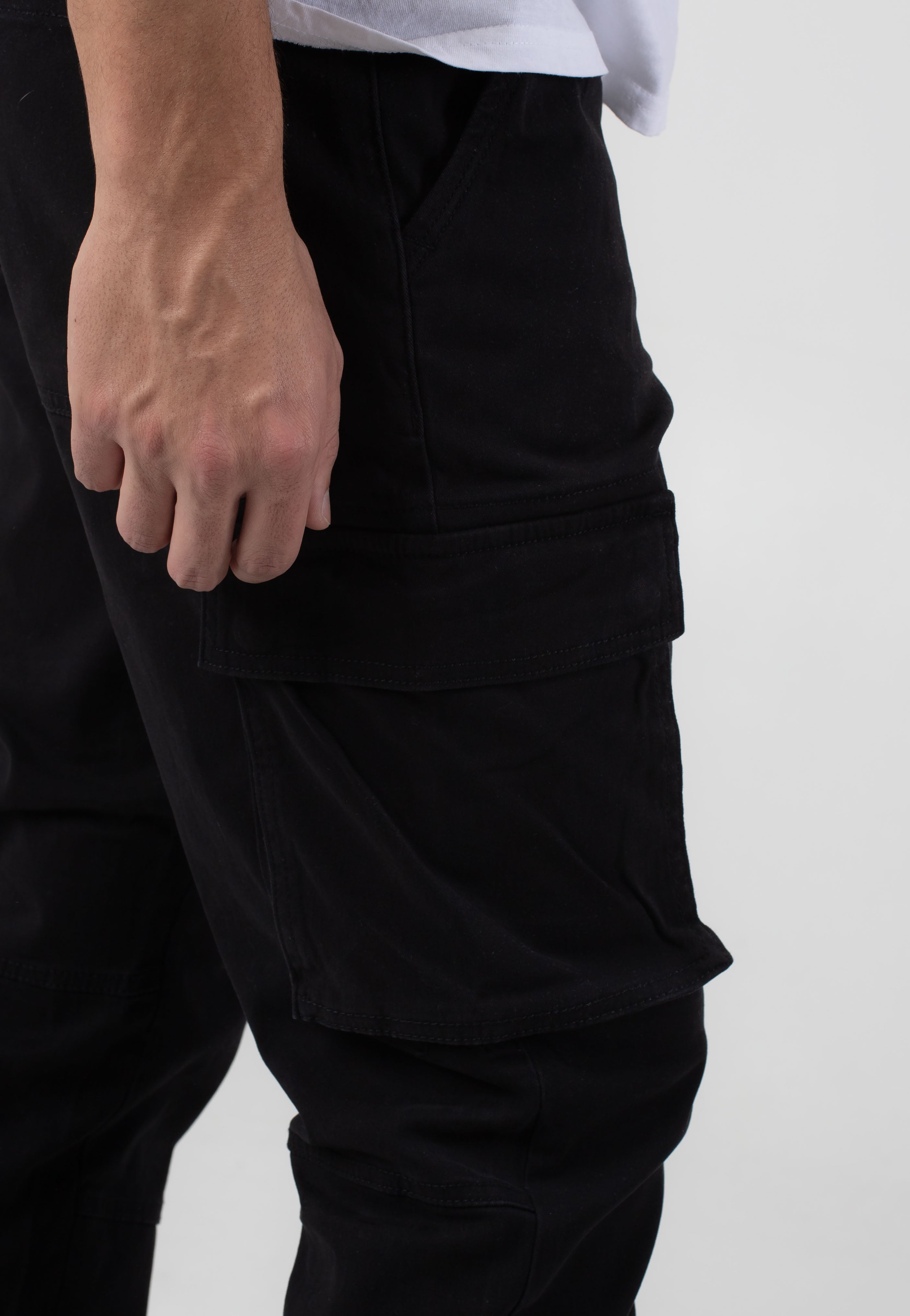 Only & Sons - Callie Life Cargo Cuff Black - Pants | Men-Image