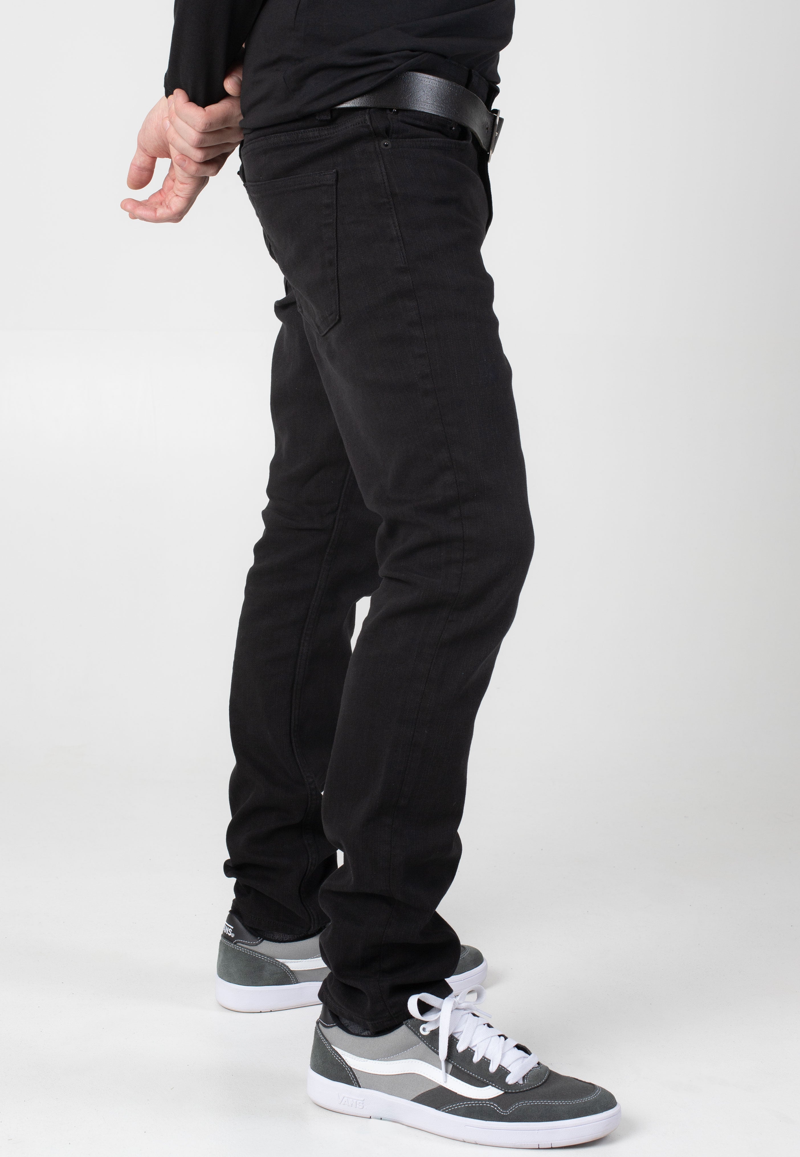Only & Sons - Loom Slim Black Denim - Jeans | Men-Image