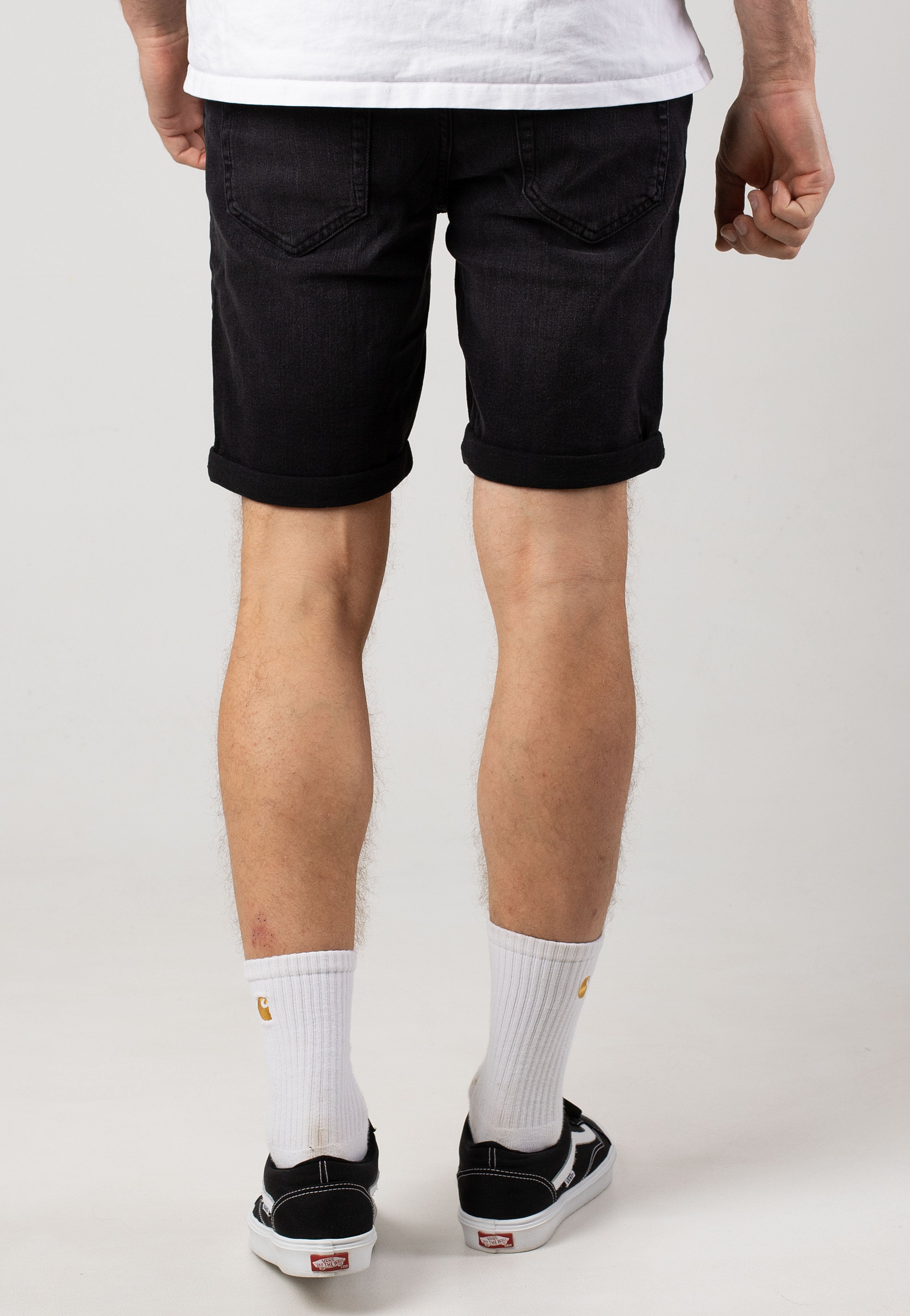 Only & Sons - Ply Box Pim Washed Black - Shorts