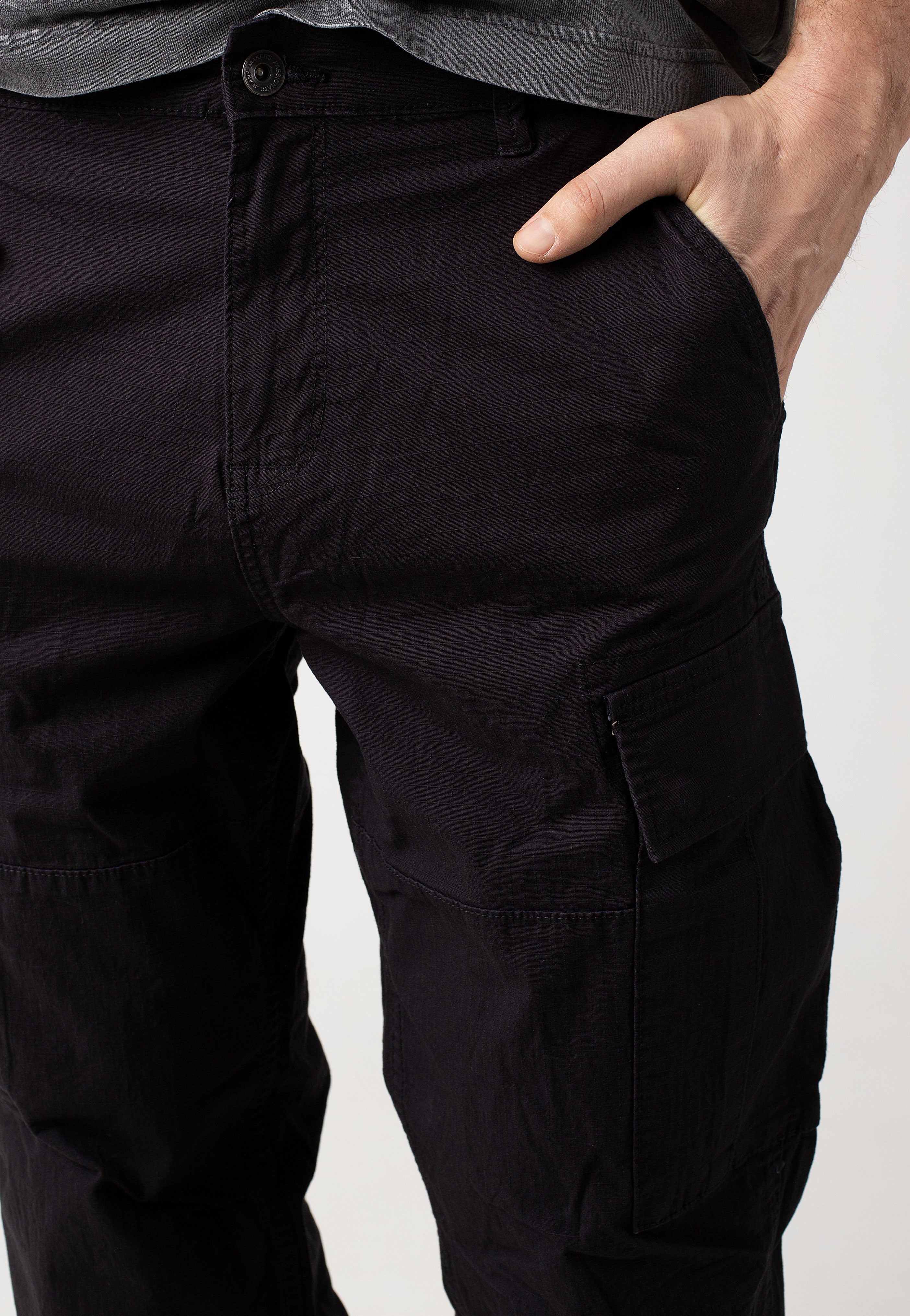 Only & Sons - Ray Life Ribstop Cargo Black - Pants | Men-Image
